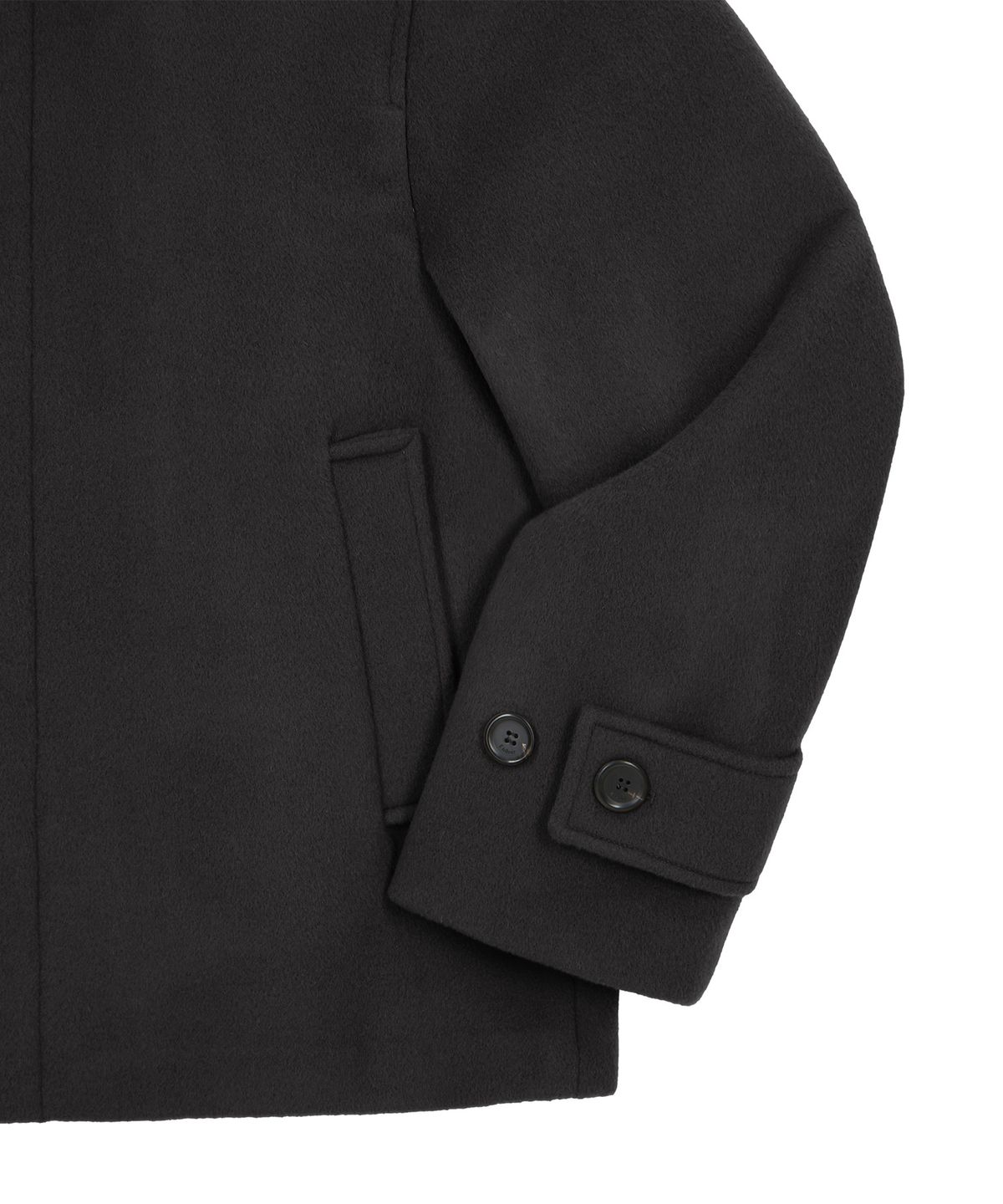엔도어(ENDOOR) Short Mac Coat (Dark Gray)