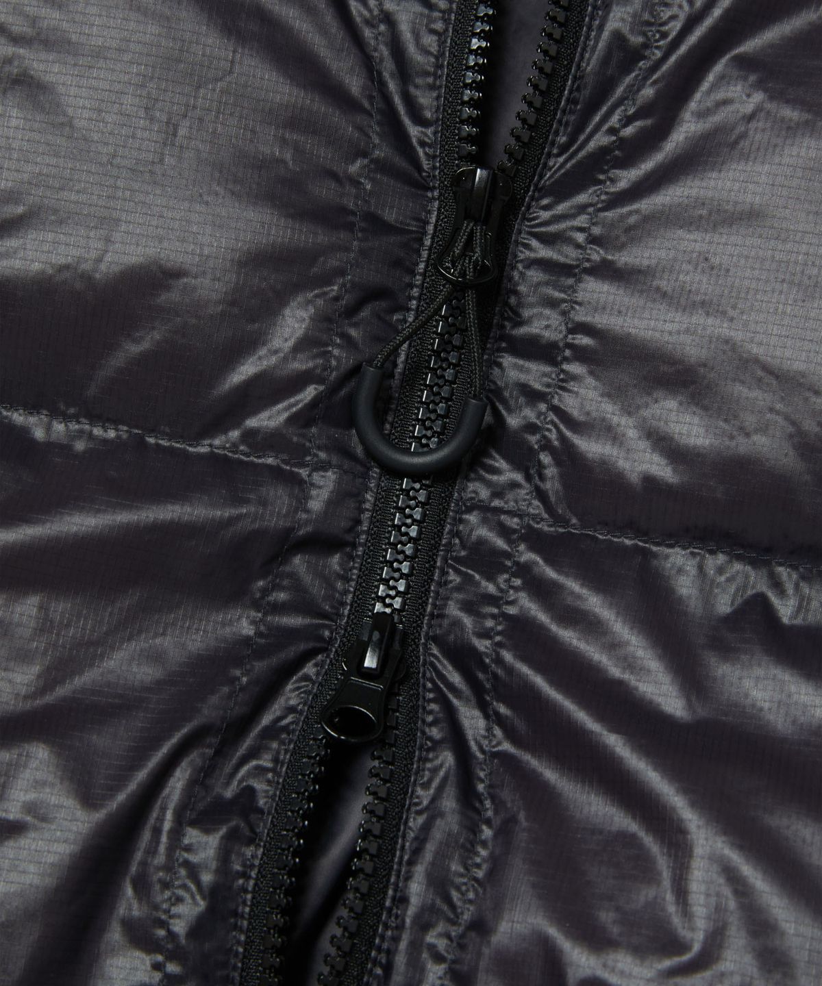 칼라파타르(KALAPATTHAR) AIR PUFFER STAND COLLAR JACKET - CHARCOAL