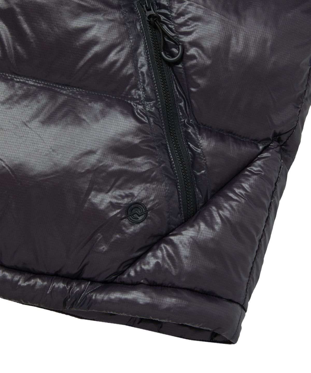 칼라파타르(KALAPATTHAR) AIR PUFFER STAND COLLAR JACKET - CHARCOAL