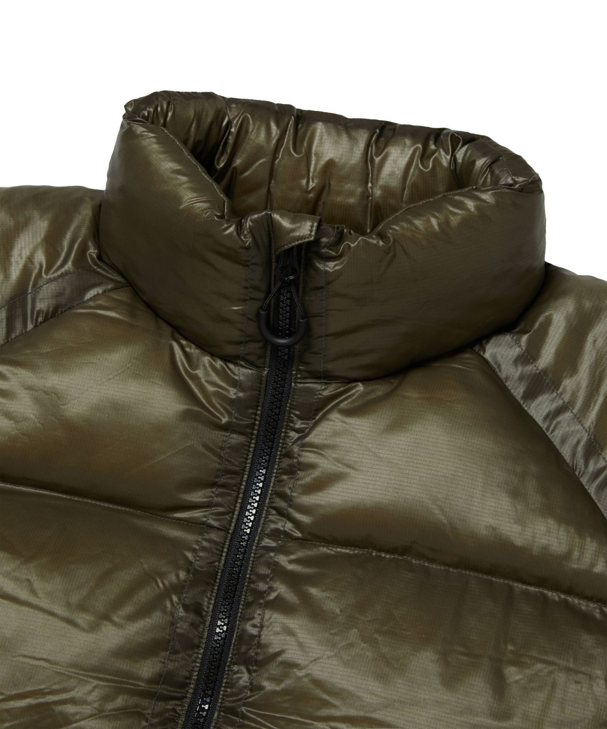 칼라파타르(KALAPATTHAR) AIR PUFFER STAND COLLAR JACKET - KHAKI