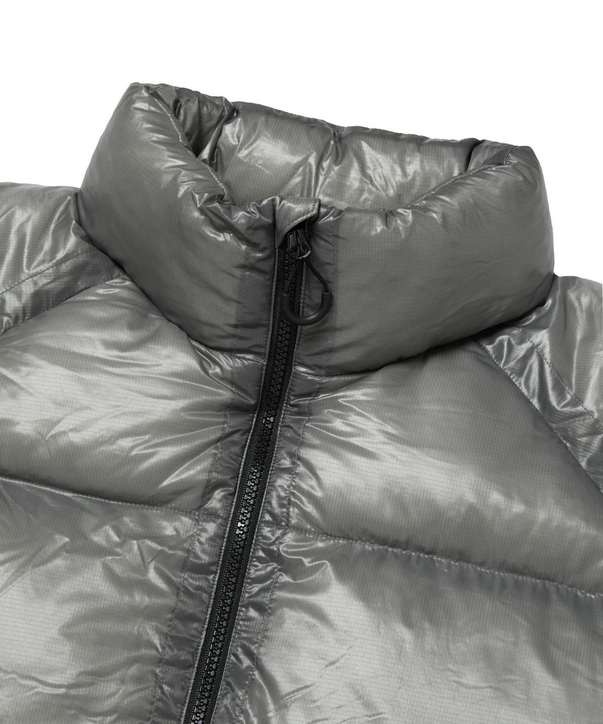 칼라파타르(KALAPATTHAR) AIR PUFFER STAND COLLAR JACKET - GREY