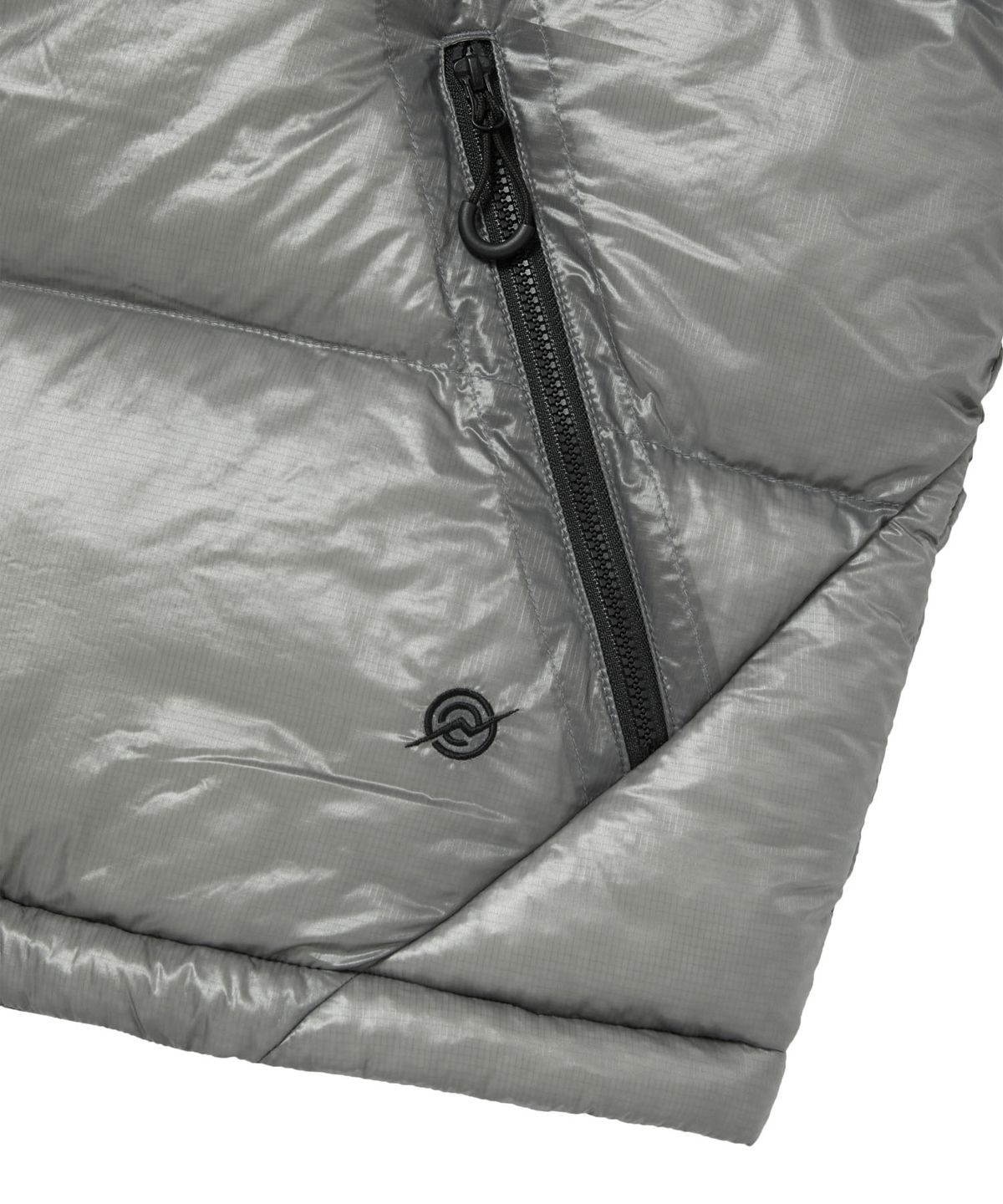 칼라파타르(KALAPATTHAR) AIR PUFFER STAND COLLAR JACKET - GREY