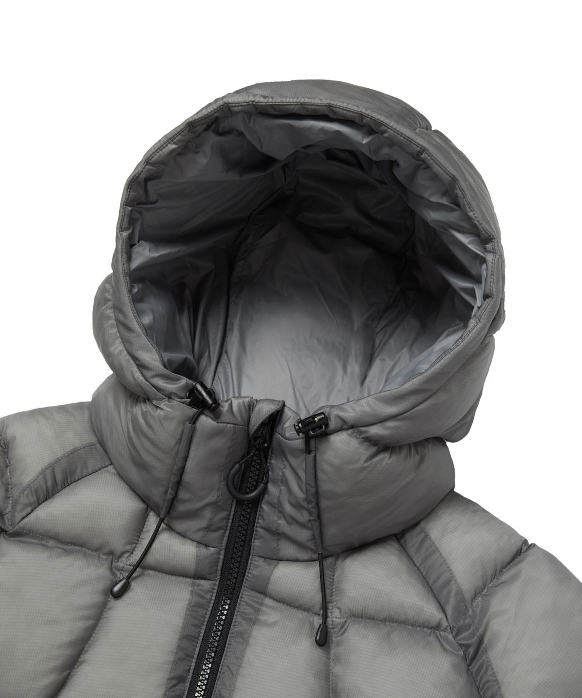 칼라파타르(KALAPATTHAR) AIR PUFFER HOODED JACKET - GREY