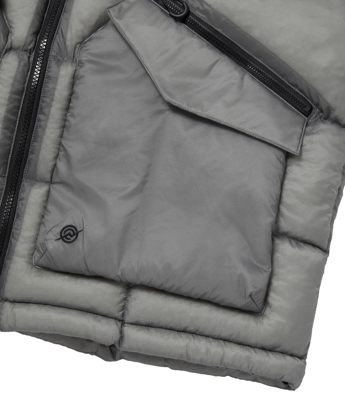 칼라파타르(KALAPATTHAR) AIR PUFFER HOODED JACKET - GREY