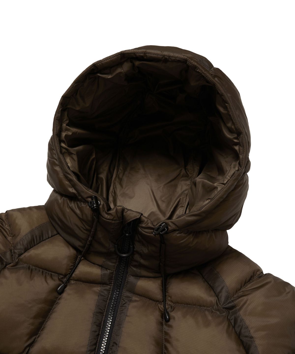 칼라파타르(KALAPATTHAR) AIR PUFFER HOODED JACKET - TAUPE