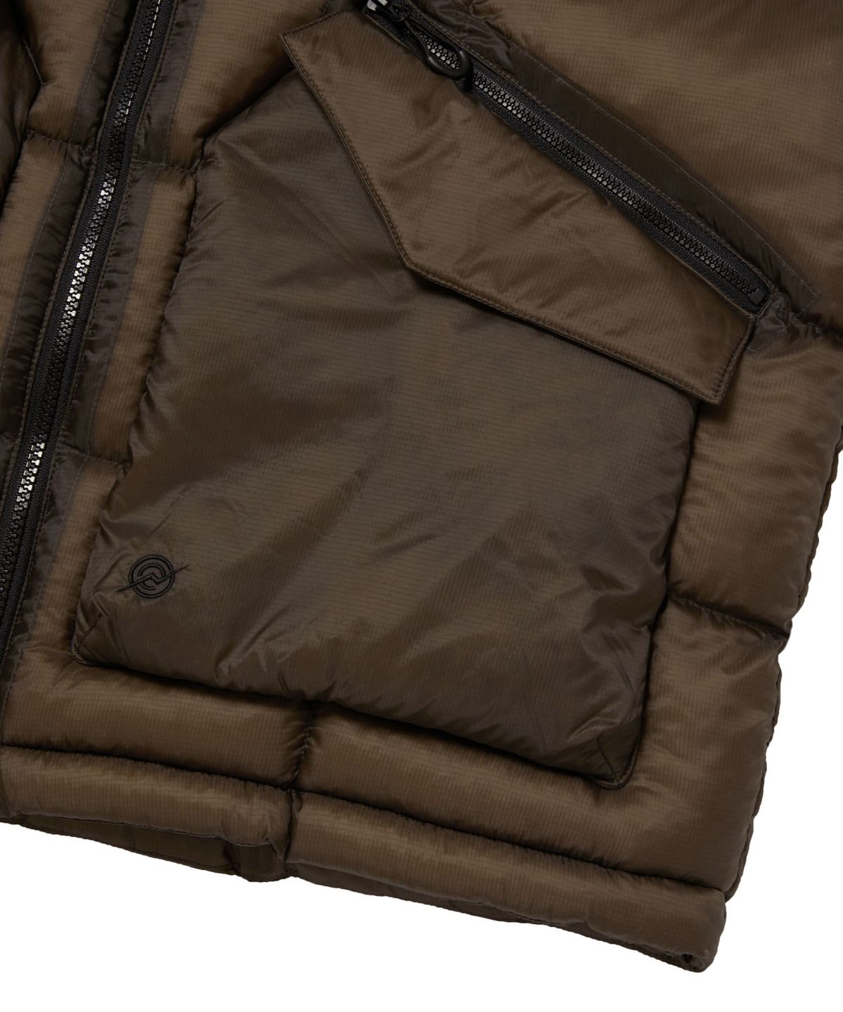 칼라파타르(KALAPATTHAR) AIR PUFFER HOODED JACKET - TAUPE