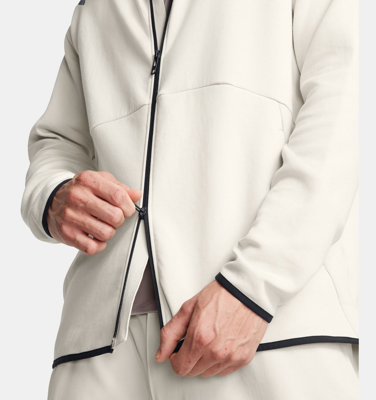 언더아머(UNDERARMOUR) 남성 UA 언스타퍼블 플리스 풀 집1379806-110