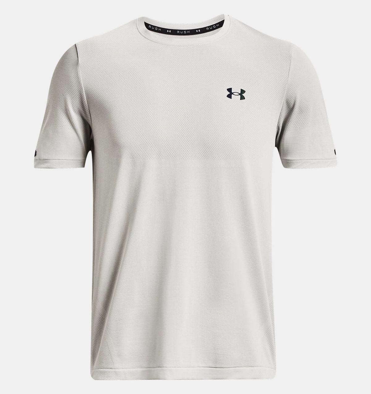 언더아머(UNDERARMOUR) 남성 UA RUSH 심리스 레거시 반팔 1376781-100