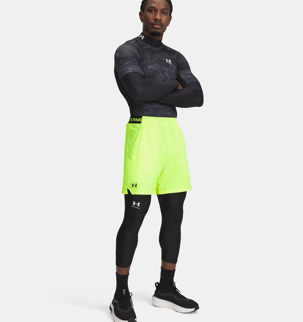 언더아머(UNDERARMOUR) 남성 히트기어 OG 컴프레션 모크 긴팔1390099-001