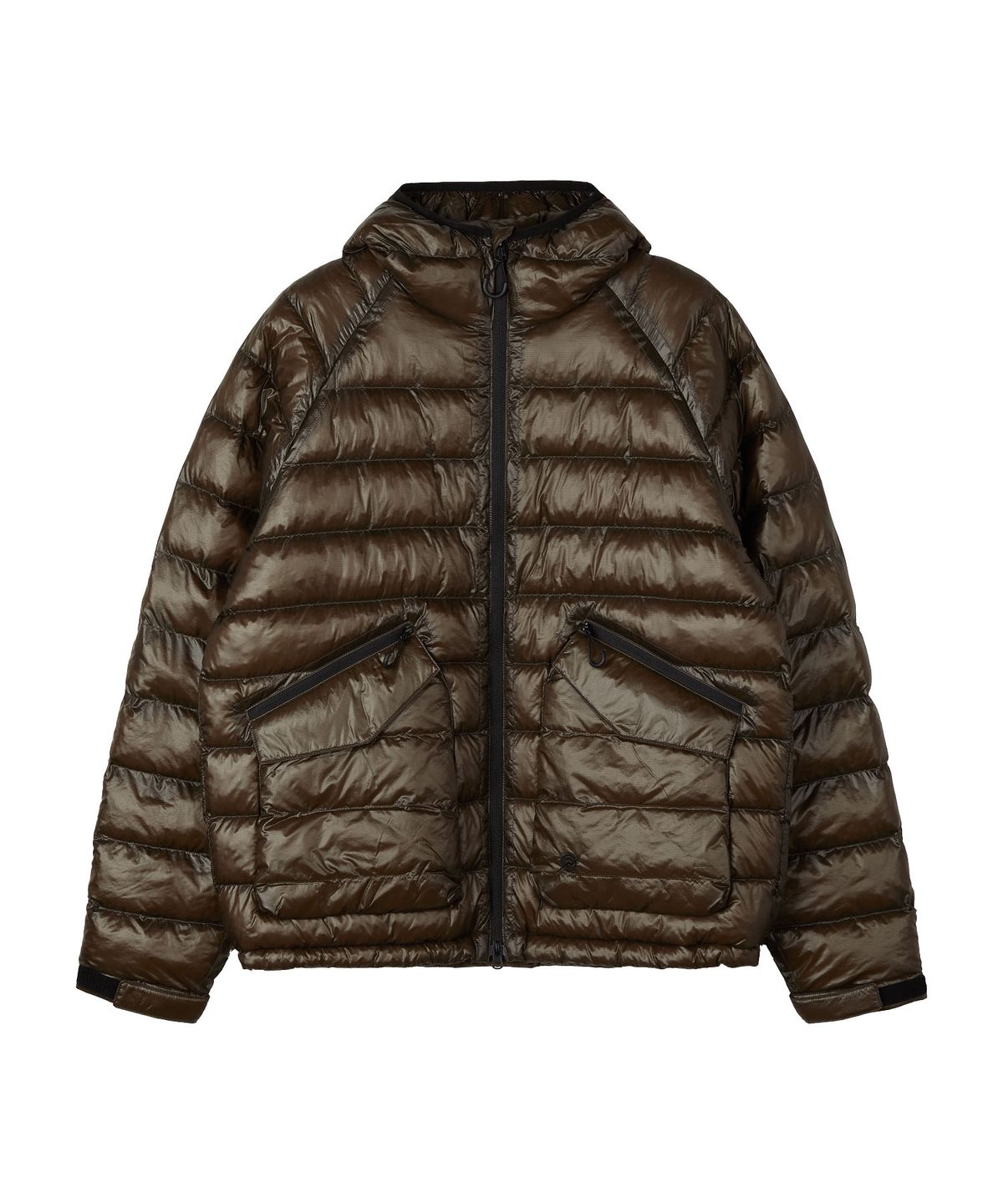칼라파타르(KALAPATTHAR) AIR PADDED HOODED JACKET - TAUPE