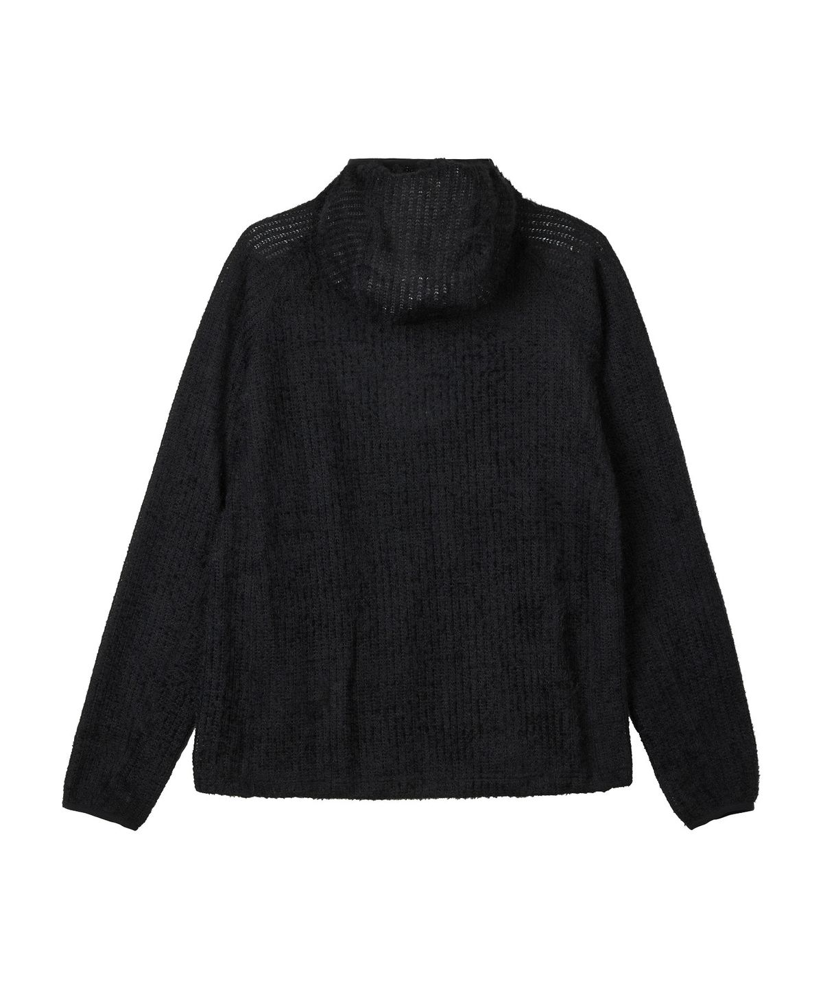 칼라파타르(KALAPATTHAR) AIR FLEECE PANEL HOODED ZIP-UP - BLACK