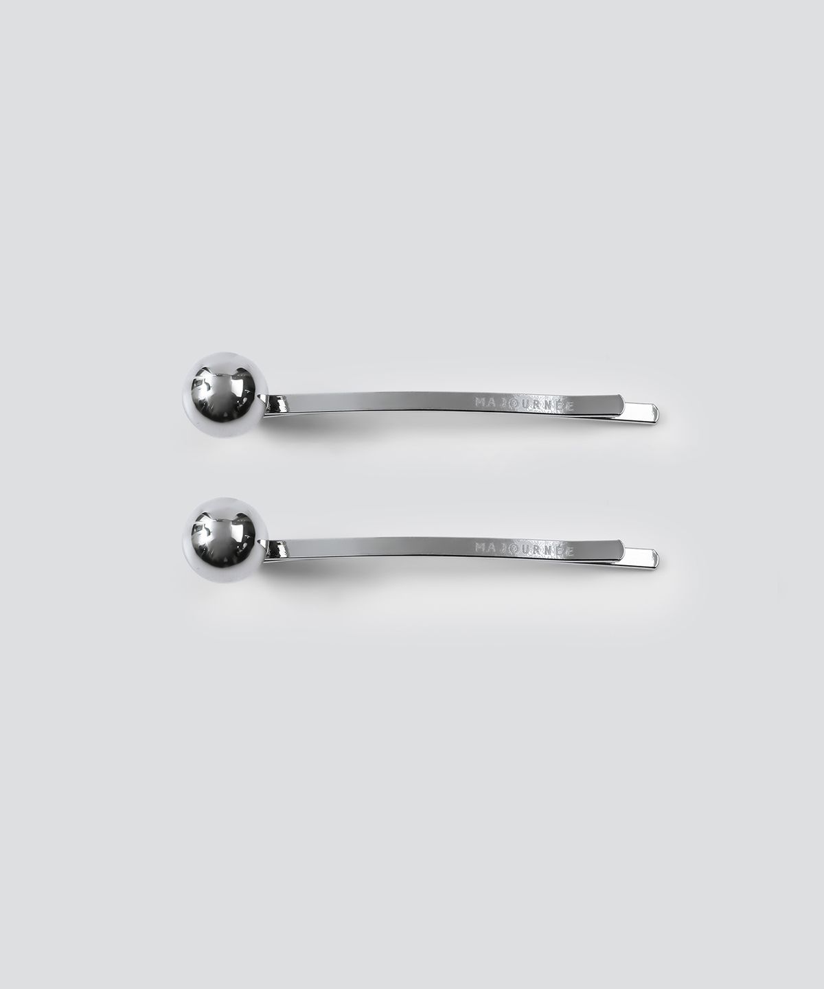 마조네(MA JOURNÉE) LOGO STEEL HAIR PIN SET