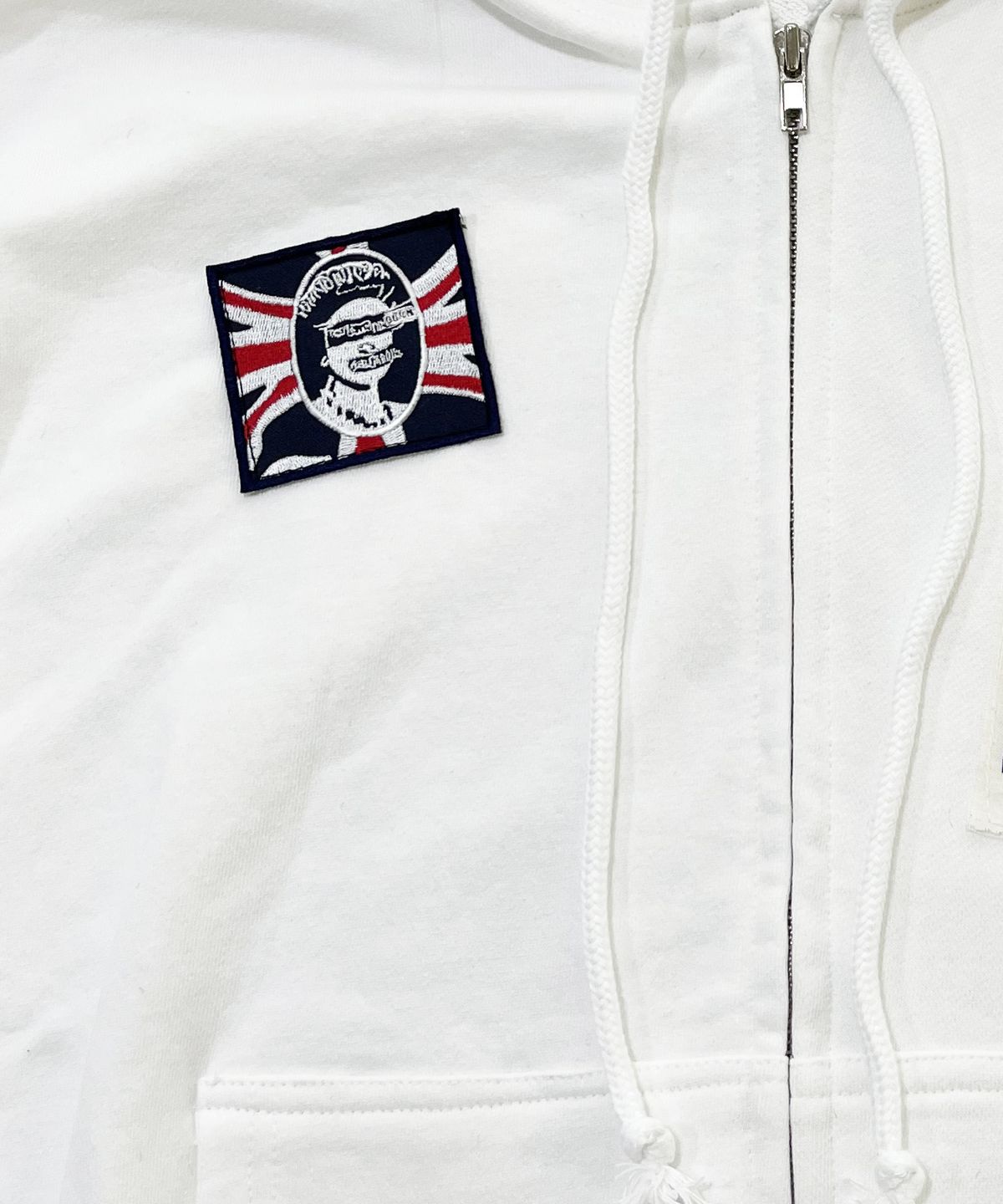 스케이터락(SK8ER ROCK) Brit Riot Sweat Zip Hoodie (ivory)