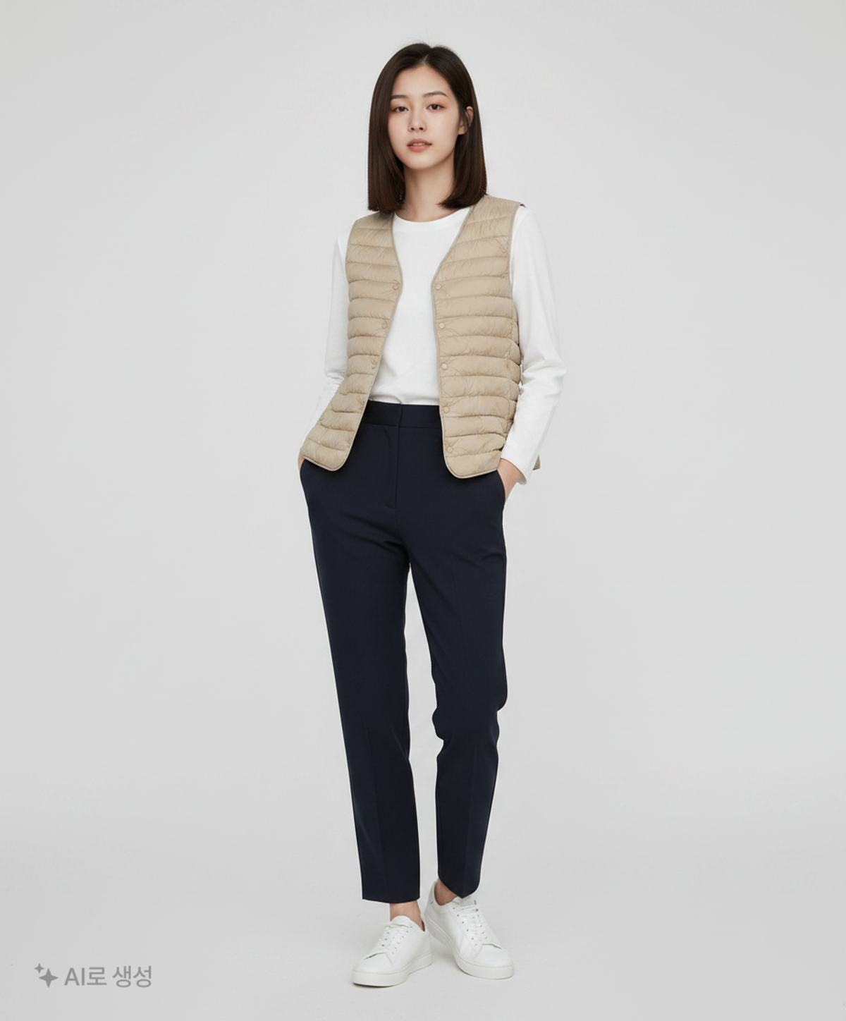 무신사 스탠다드(MUSINSA STANDARD) 패딩 베스트 L