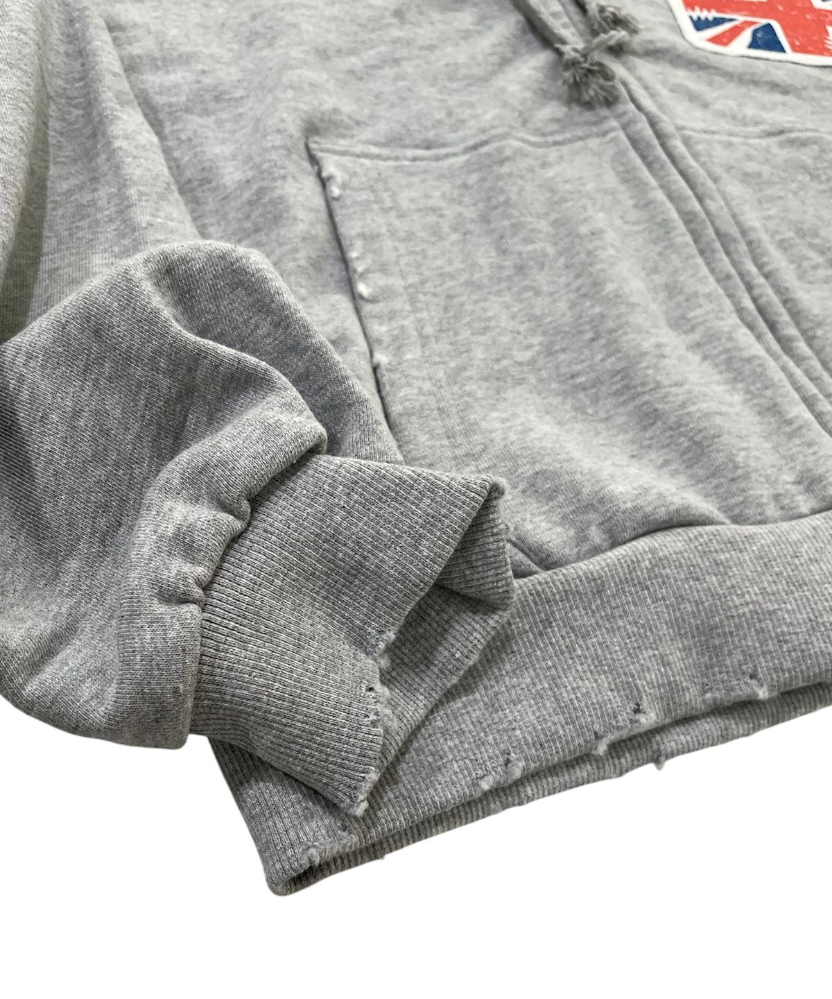 스케이터락(SK8ER ROCK) Brit Riot Sweat Zip Hoodie (melange gray)