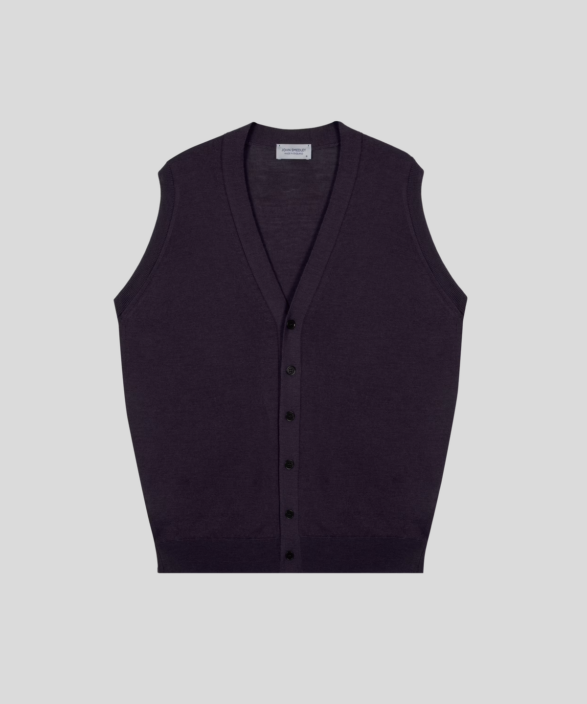 존 스메들리(JOHN SMEDLEY) BOLTON Extra Fine Merino Wool Standard Fit V-Neck Vest Seasonal 3 Colors