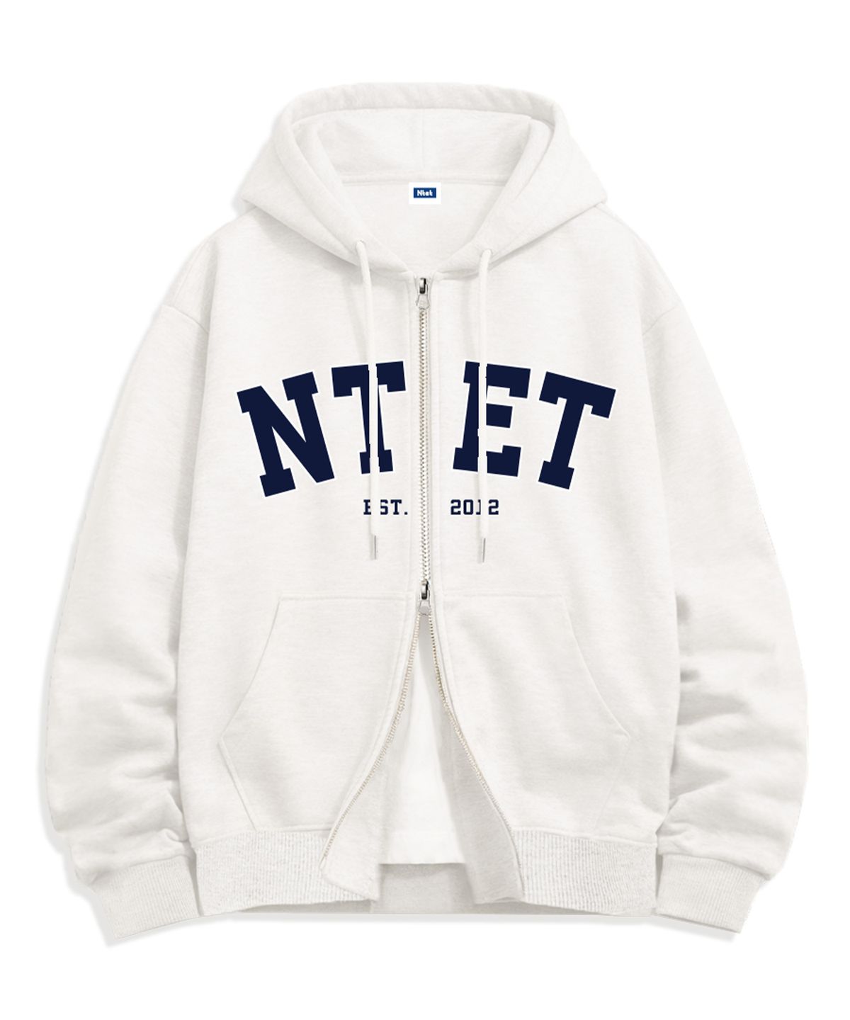 엔티이티(NTET) 빅 아치 로고 투웨이 후드집업 (4color)