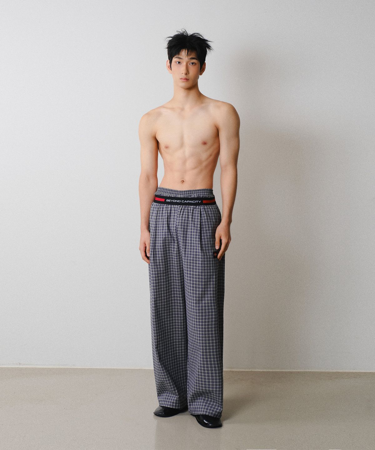 레코딩하우스(RECORDINGHOUSE) REC CCTV LOUNGE PANTS [SMOKE BLUE]