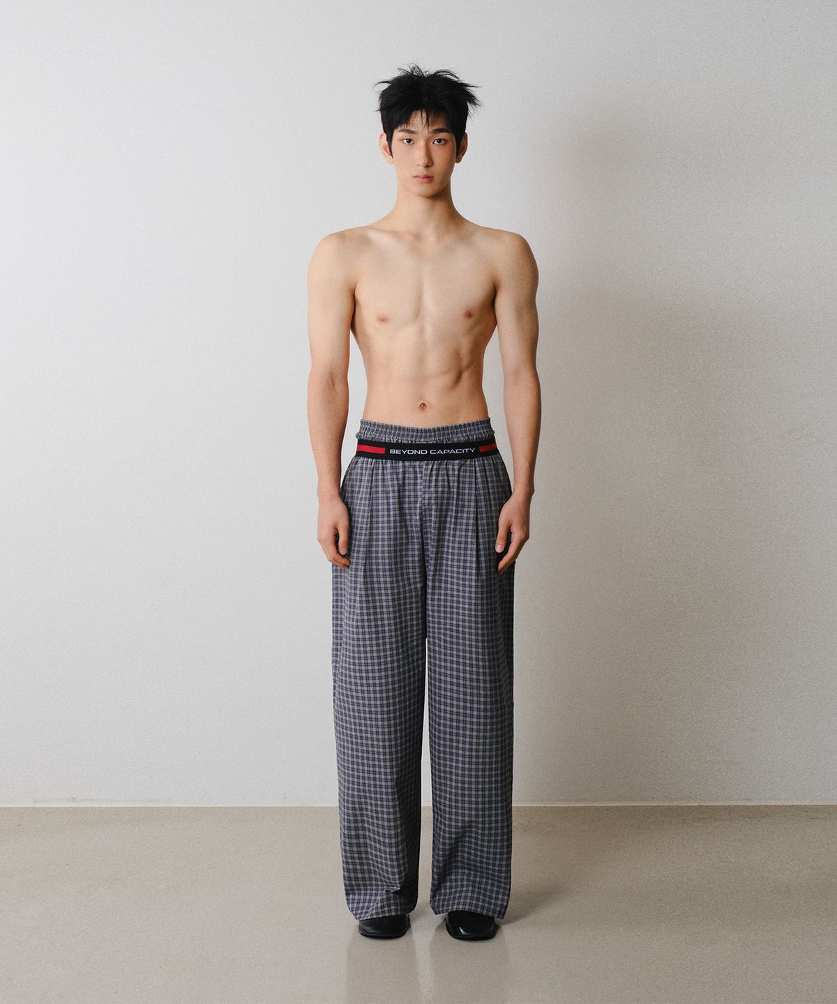 레코딩하우스(RECORDINGHOUSE) REC CCTV LOUNGE PANTS [SMOKE BLUE]