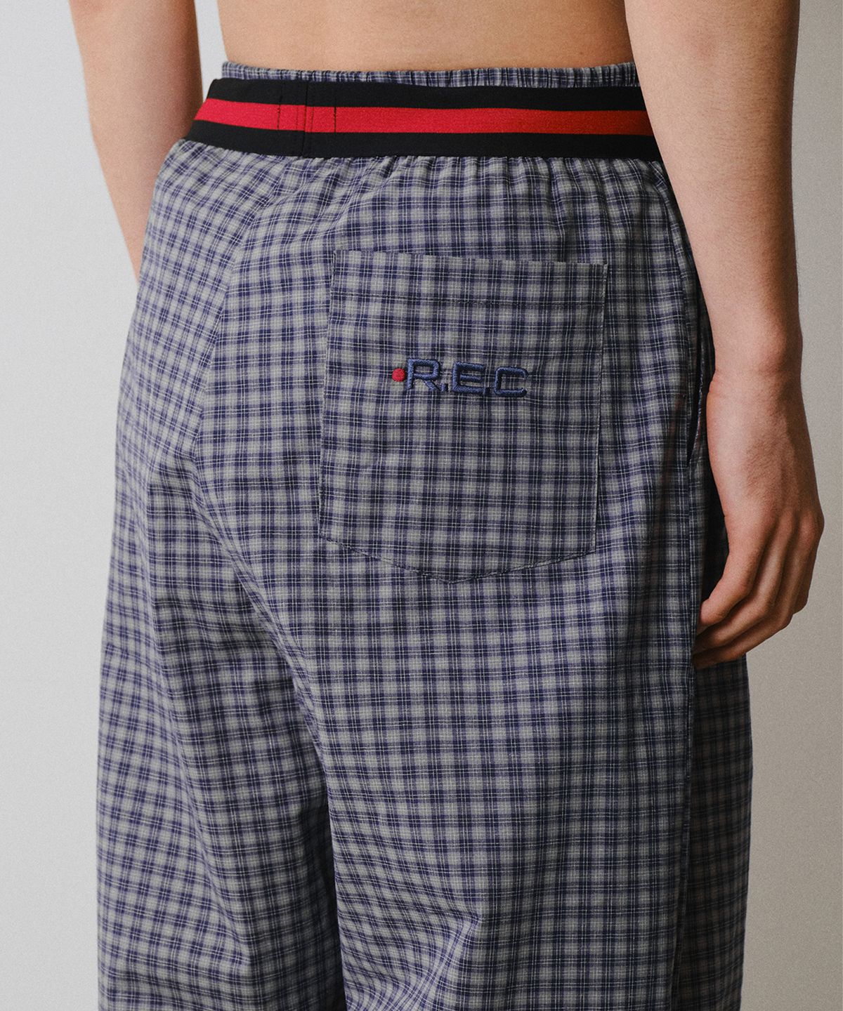 레코딩하우스(RECORDINGHOUSE) REC CCTV LOUNGE PANTS [SMOKE BLUE]