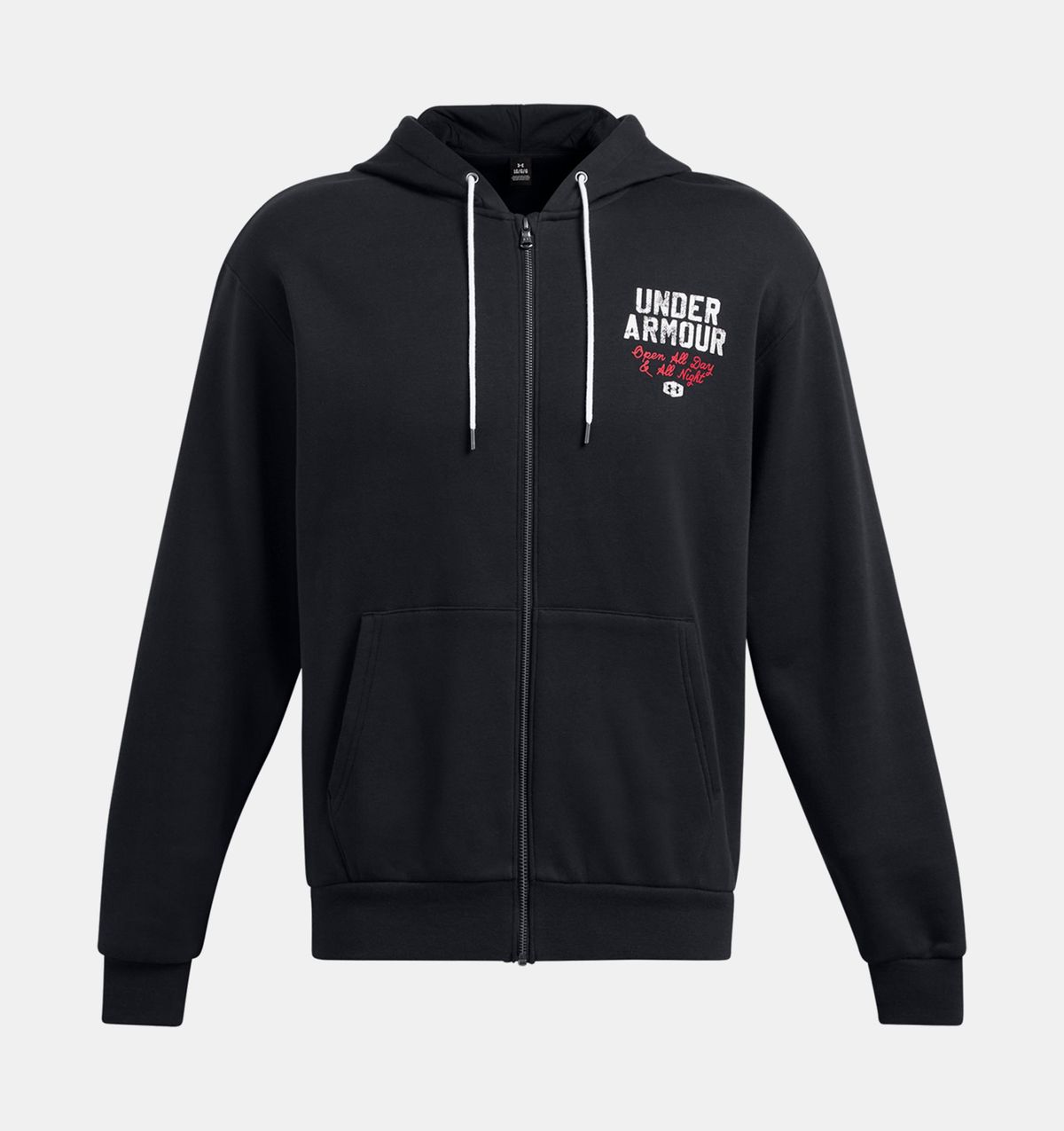 언더아머(UNDERARMOUR) 남성 UA 아이콘 플리스 24/7 Full-Zip Hoodie1386566-001