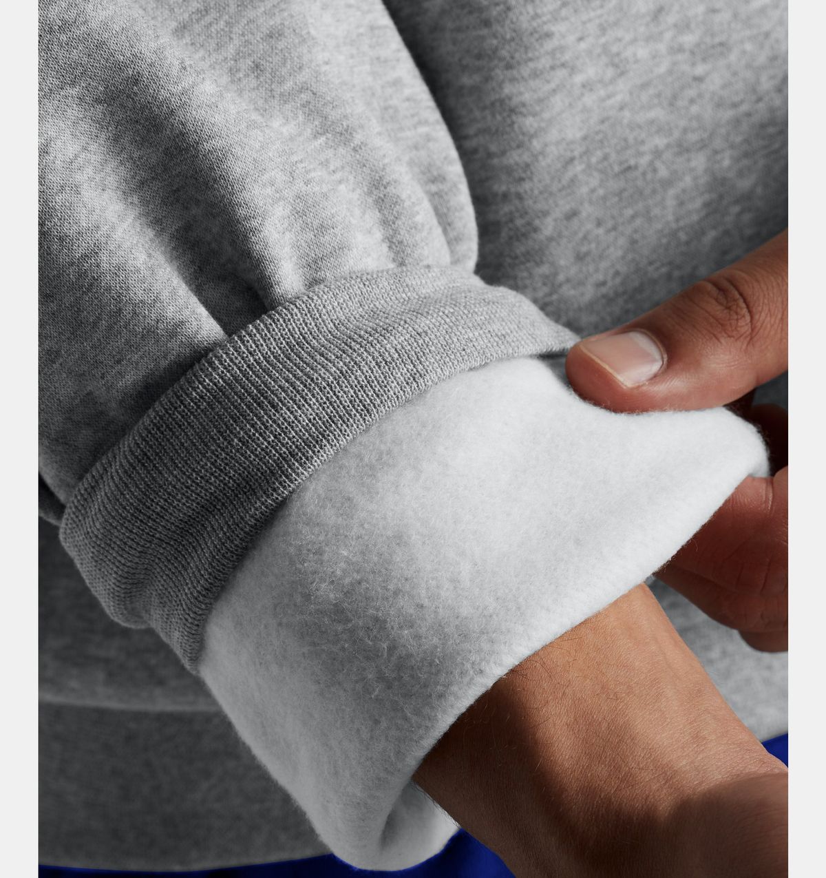 언더아머(UNDERARMOUR) 남성 UA 아이콘 플리스 오버사이즈 후디1387779-011