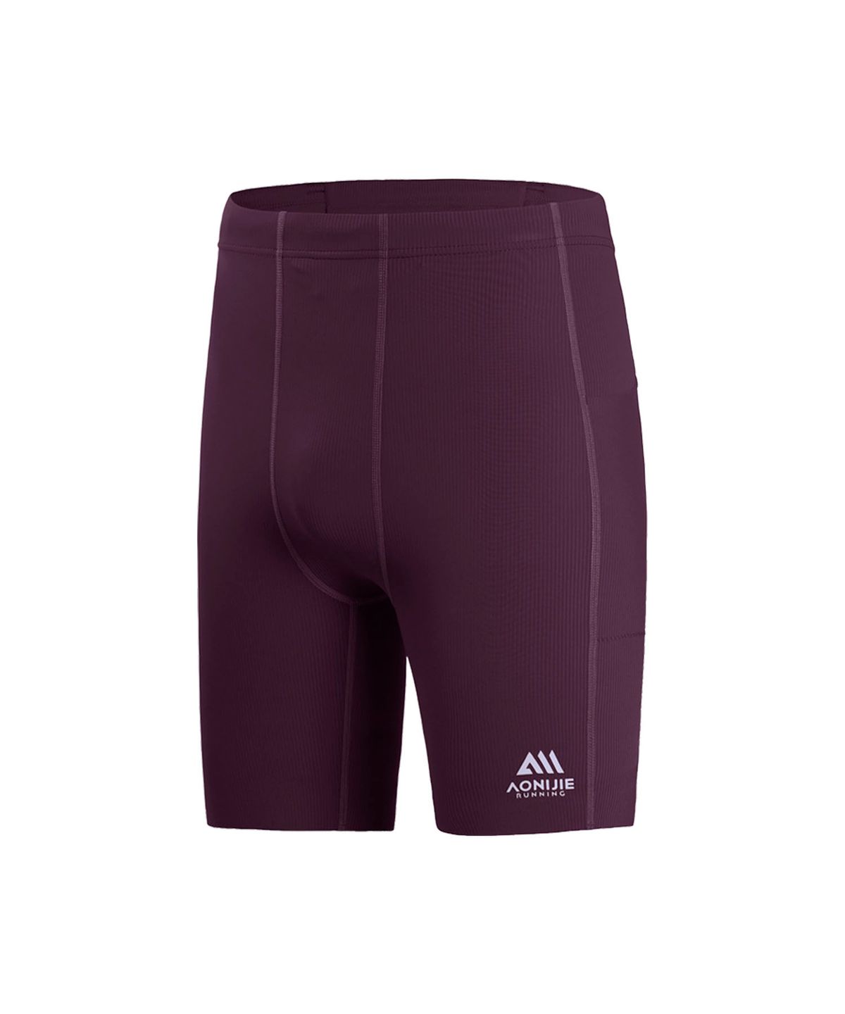 오니지(AONIJIE) 남성 러닝 타이즈 4부 MP55 (Purple)