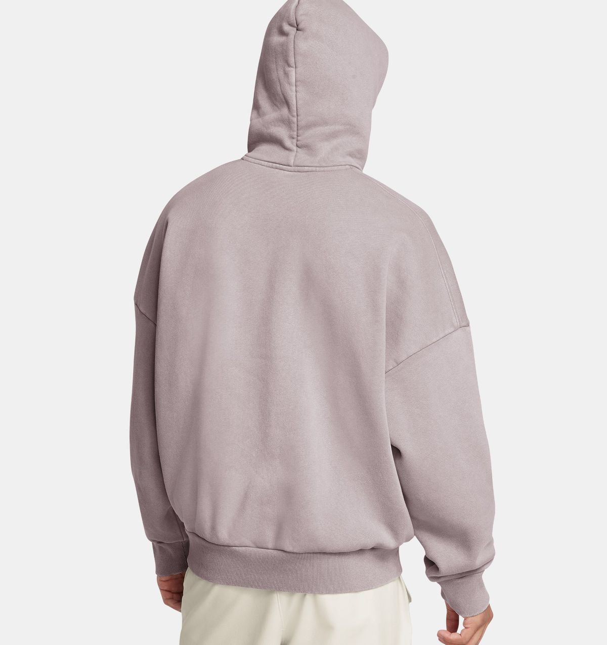 언더아머(UNDERARMOUR) 남성 UA 아이콘 헤비웨이트 플리스 워시 오버사이즈 후디1386552-015