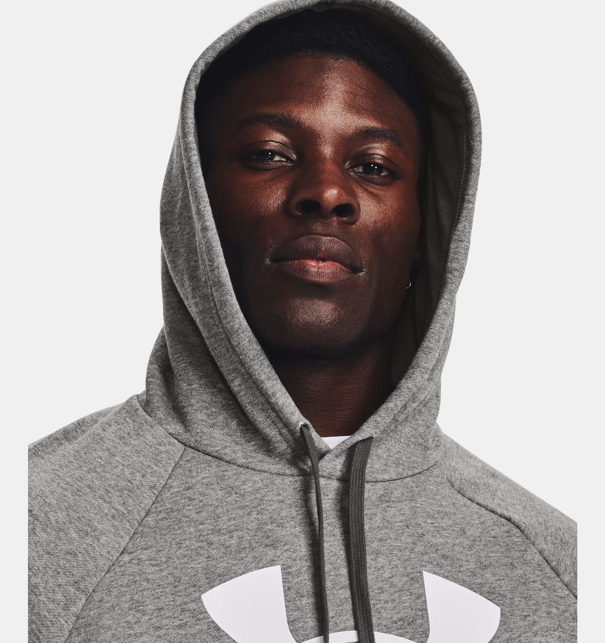 언더아머(UNDERARMOUR) 남성 UA 라이벌 플리스 로고 후디1379758-025
