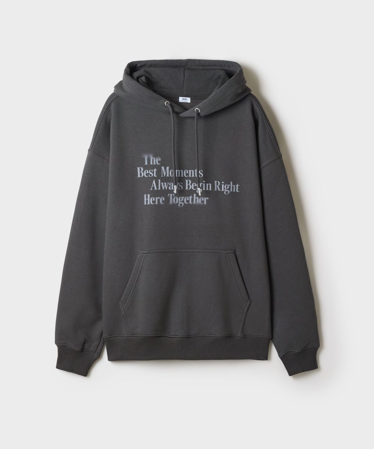스파오(SPAO) 레터링 후드 풀오버_SPMNG49C70