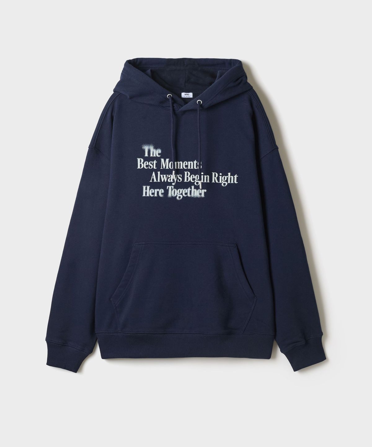 스파오(SPAO) 레터링 후드 풀오버_SPMNG49C70