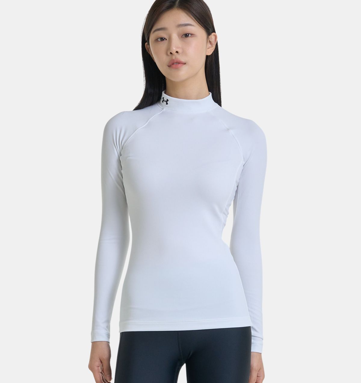 언더아머(UNDERARMOUR) 여성 ColdGear 어센틱 모크 넥1368702-100