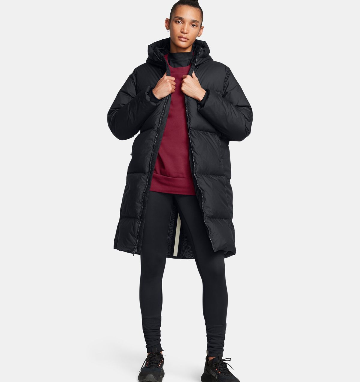 언더아머(UNDERARMOUR) 여성 UA 리미트리스 다운 푸퍼 파카1384649-001