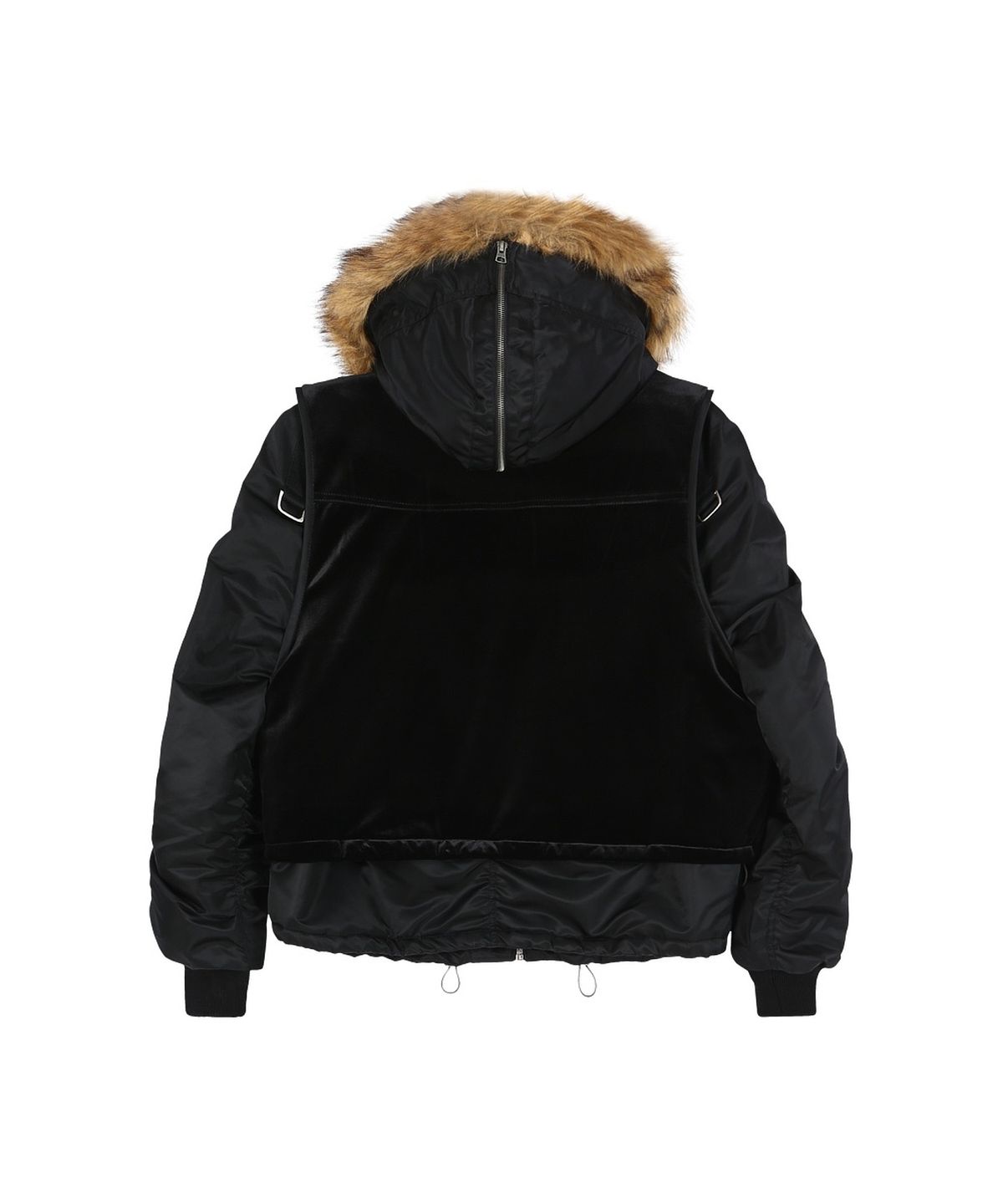 앤더슨벨(ADSB ANDERSSON BELL) ANDERSSON BELL X ALPHA INDUSTRIES VEST LAYERED N-2B JACKET (BLACK)