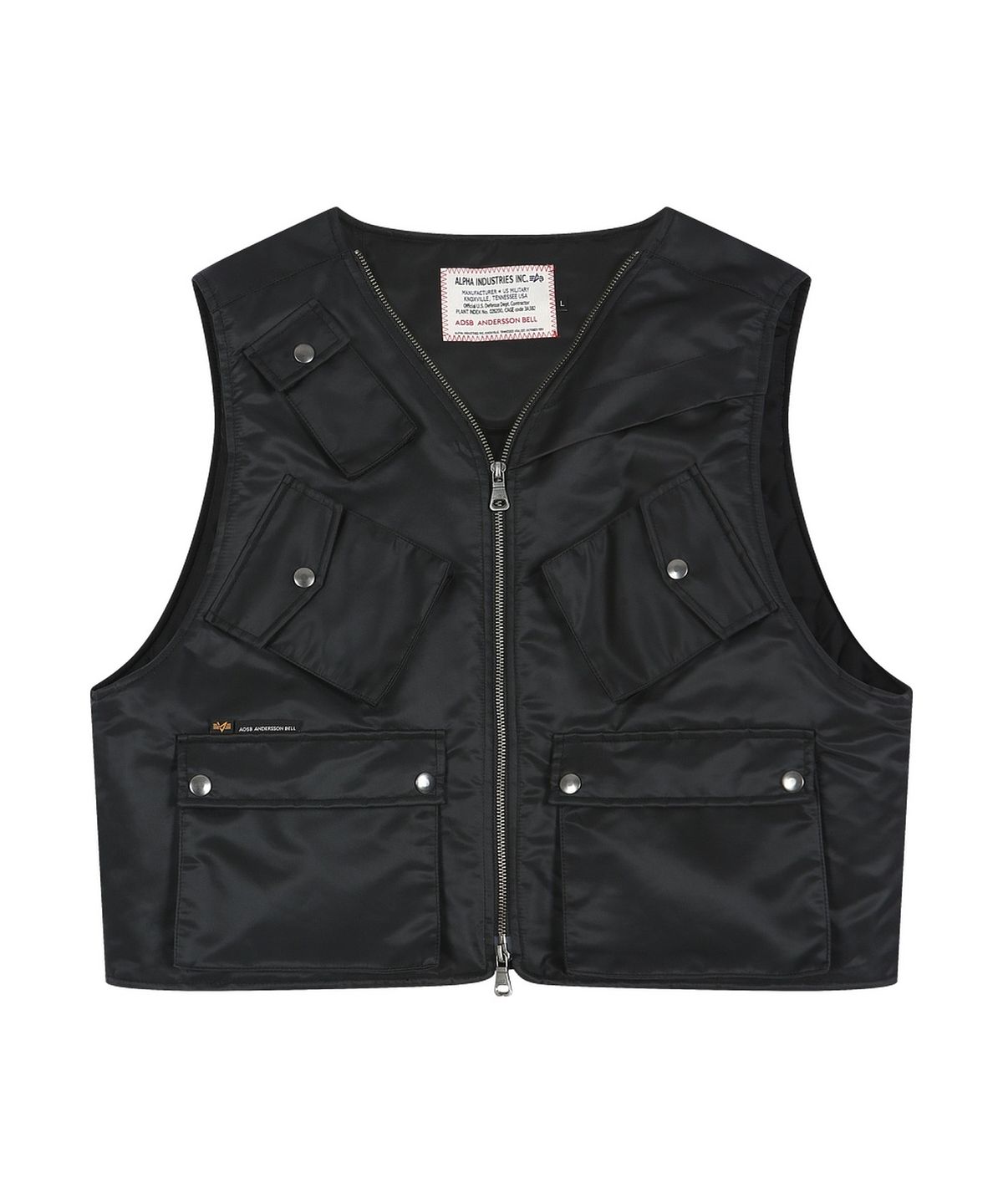앤더슨벨(ADSB ANDERSSON BELL) ANDERSSON BELL X ALPHA INDUSTRIES FLIGHT VEST (BLACK)