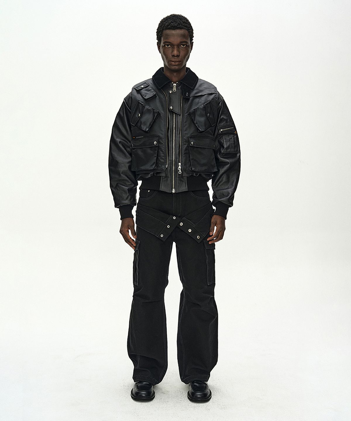 앤더슨벨(ADSB ANDERSSON BELL) ANDERSSON BELL X ALPHA INDUSTRIES FLIGHT VEST (BLACK)