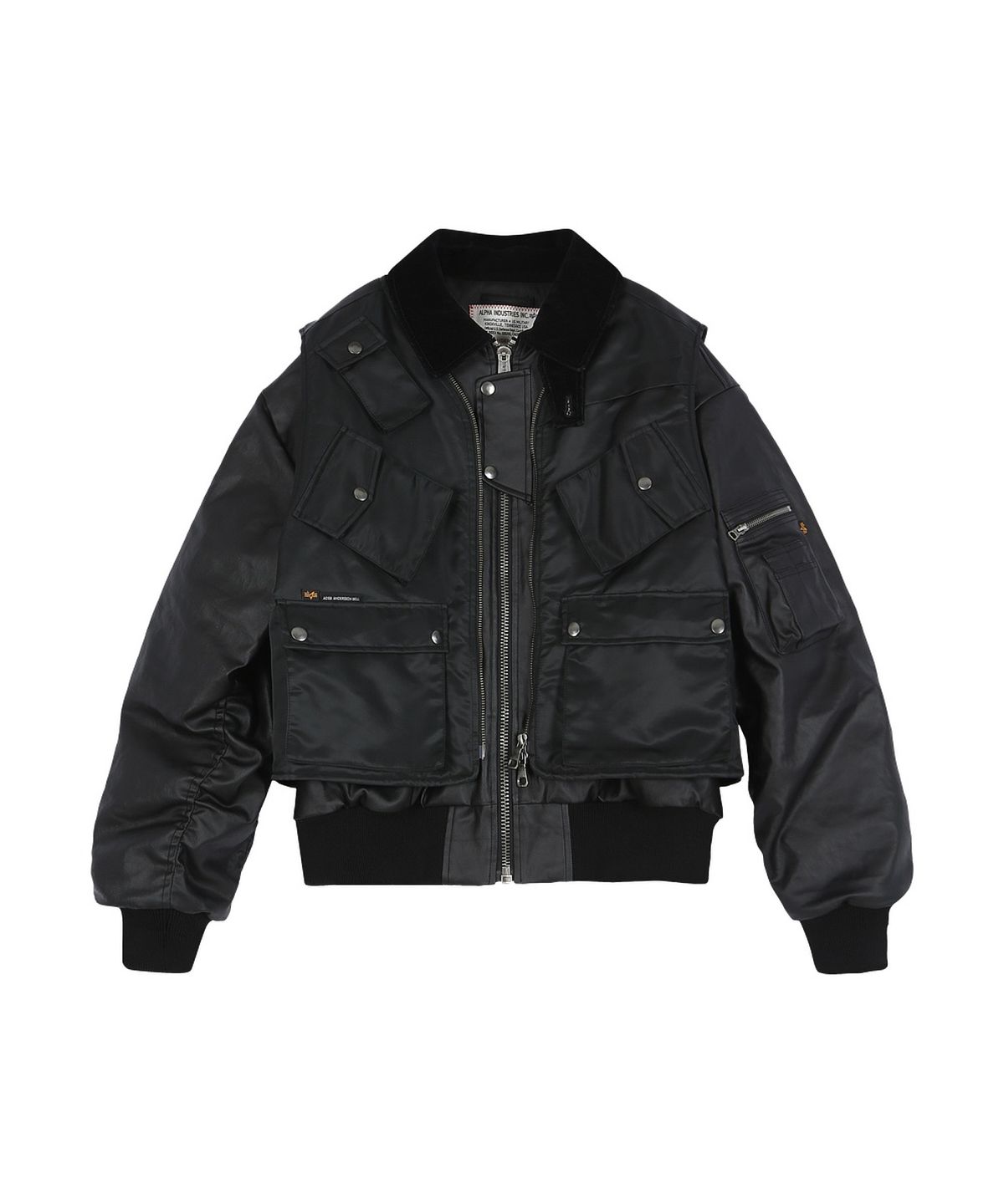 앤더슨벨(ADSB ANDERSSON BELL) ANDERSSON BELL X ALPHA INDUSTRIES CWU 45/P FLIGHT JACKET (BLACK)