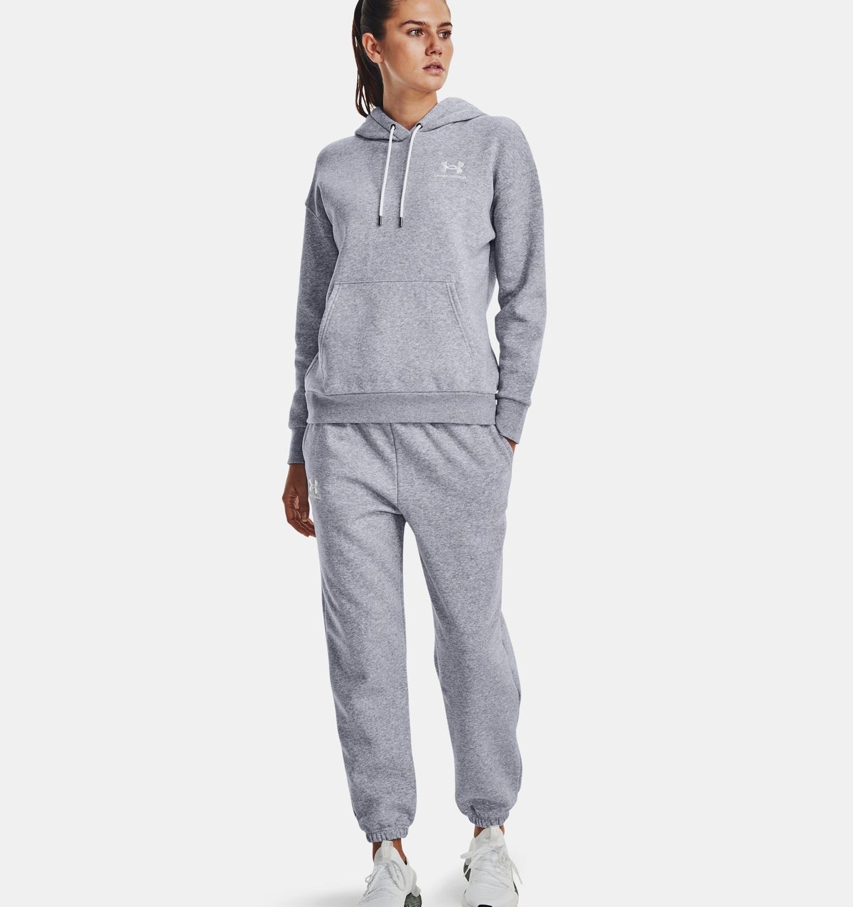 언더아머(UNDERARMOUR) 여성 UA 아이콘 플리스 조거1373034-011