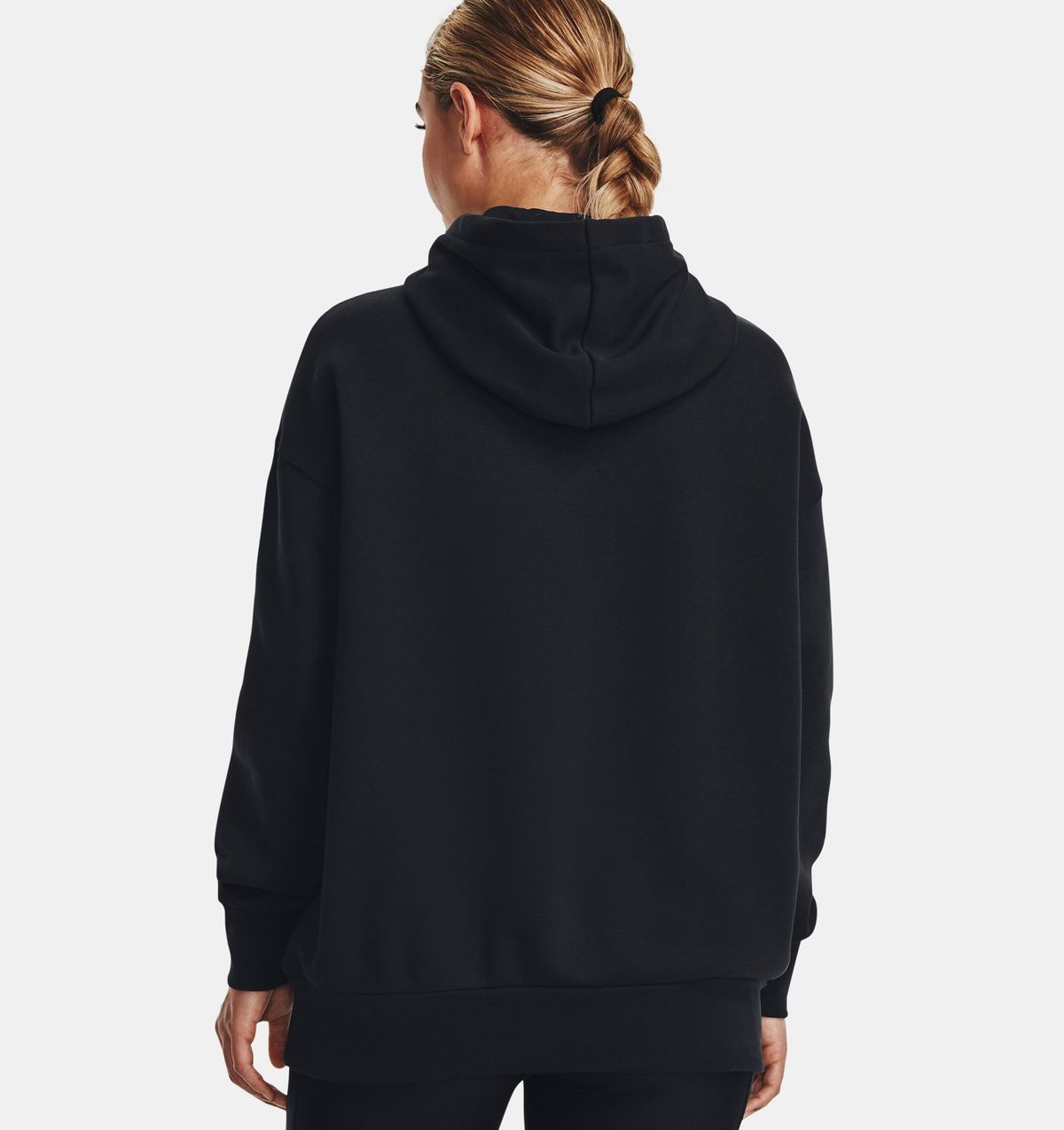 언더아머(UNDERARMOUR) 여성 UA 에센셜 플리스 오버사이즈 후디1379495-001