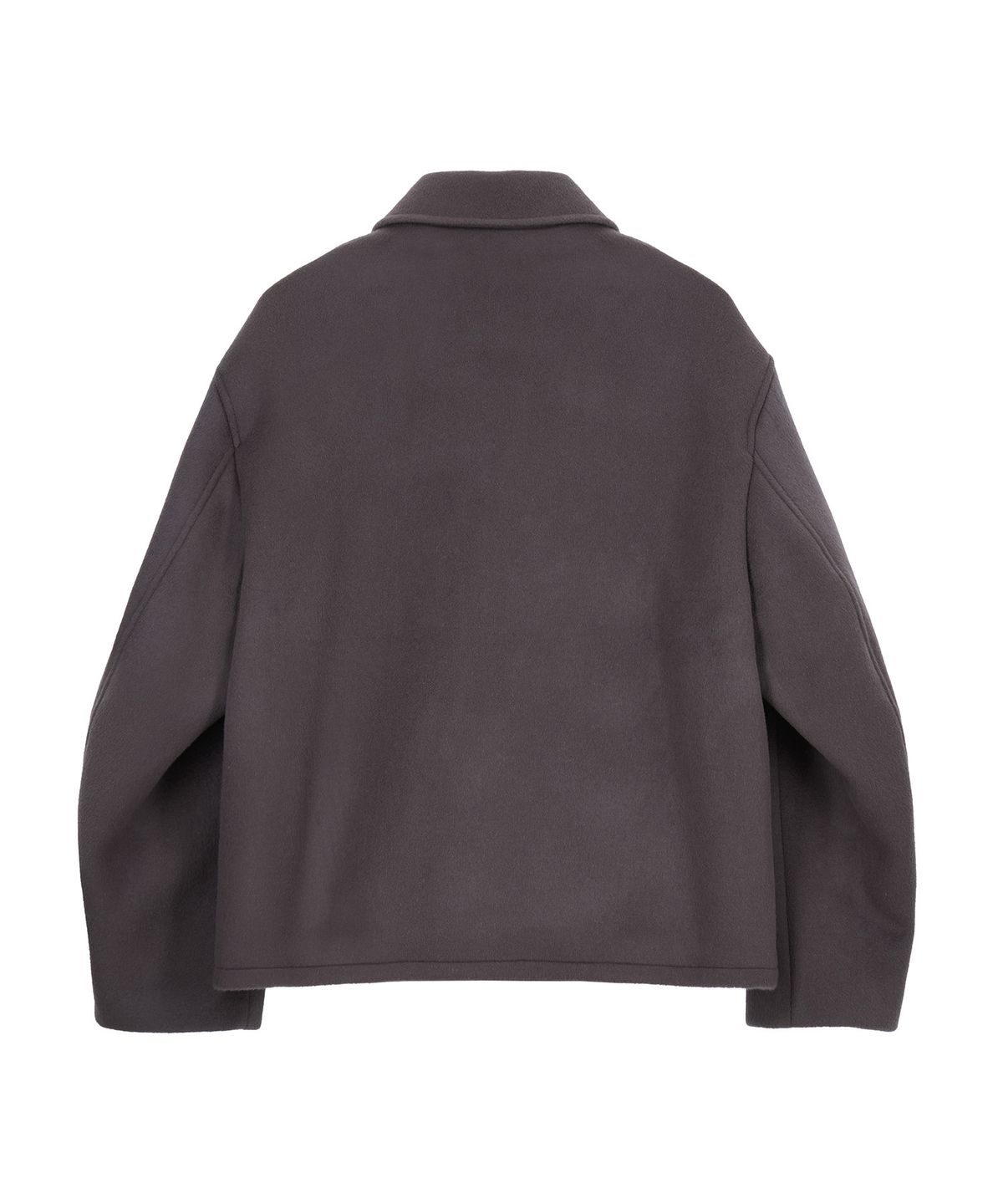 엔도어(ENDOOR) Fine Wool Short Coat (Purple Gray)