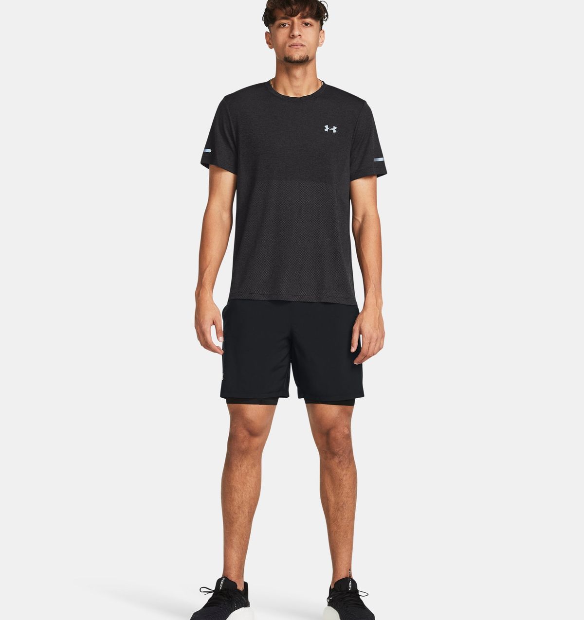 언더아머(UNDERARMOUR) 남성 UA 론치 투인원 7인치 쇼츠1382641-001