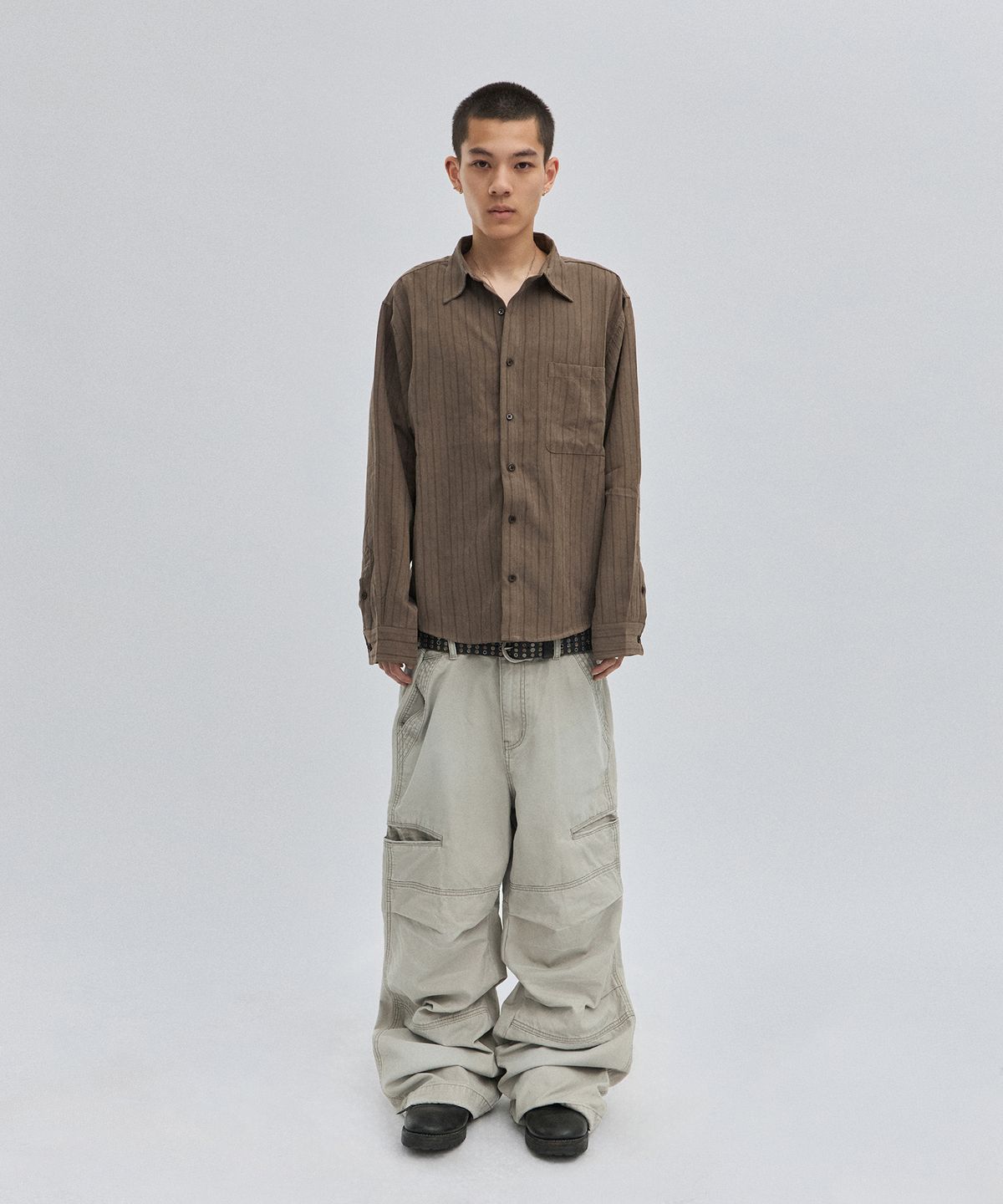 스웨이드(SUADE) UTILITY CARGO PANTS [GRAY]