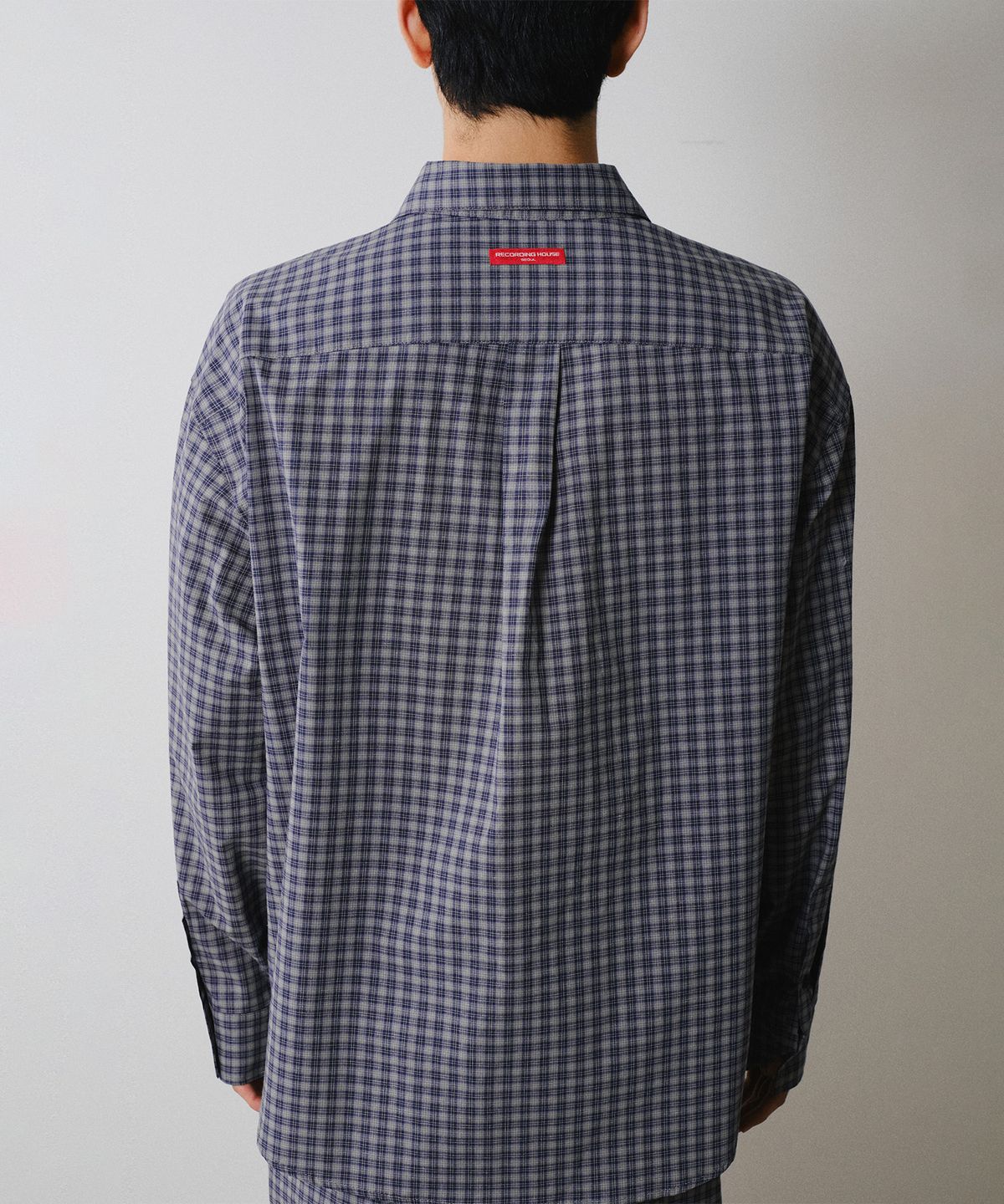 레코딩하우스(RECORDINGHOUSE) REC CCTV LOUNGE SHIRTS [SMOKE BLUE]