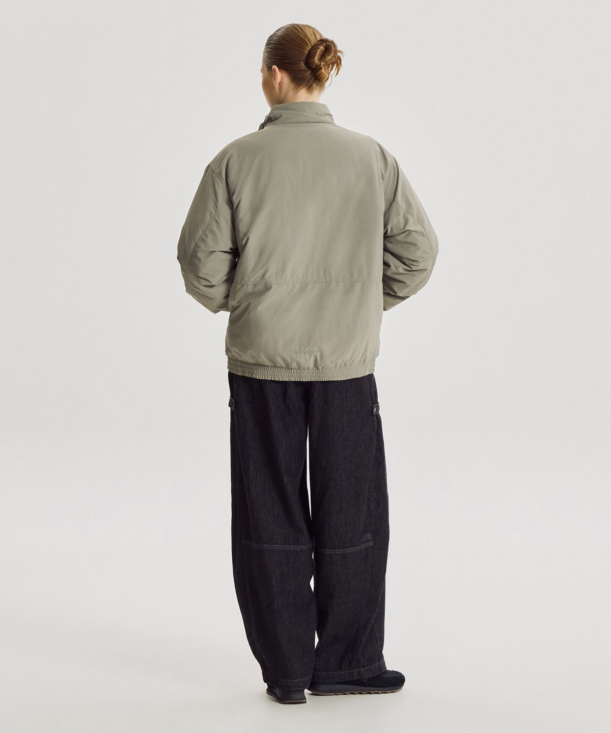 뉴발란스(NEW BALANCE) NBNQG41923 / UNI 헤리티지 스텐드넥 패딩 자켓 (G/BEIGE)