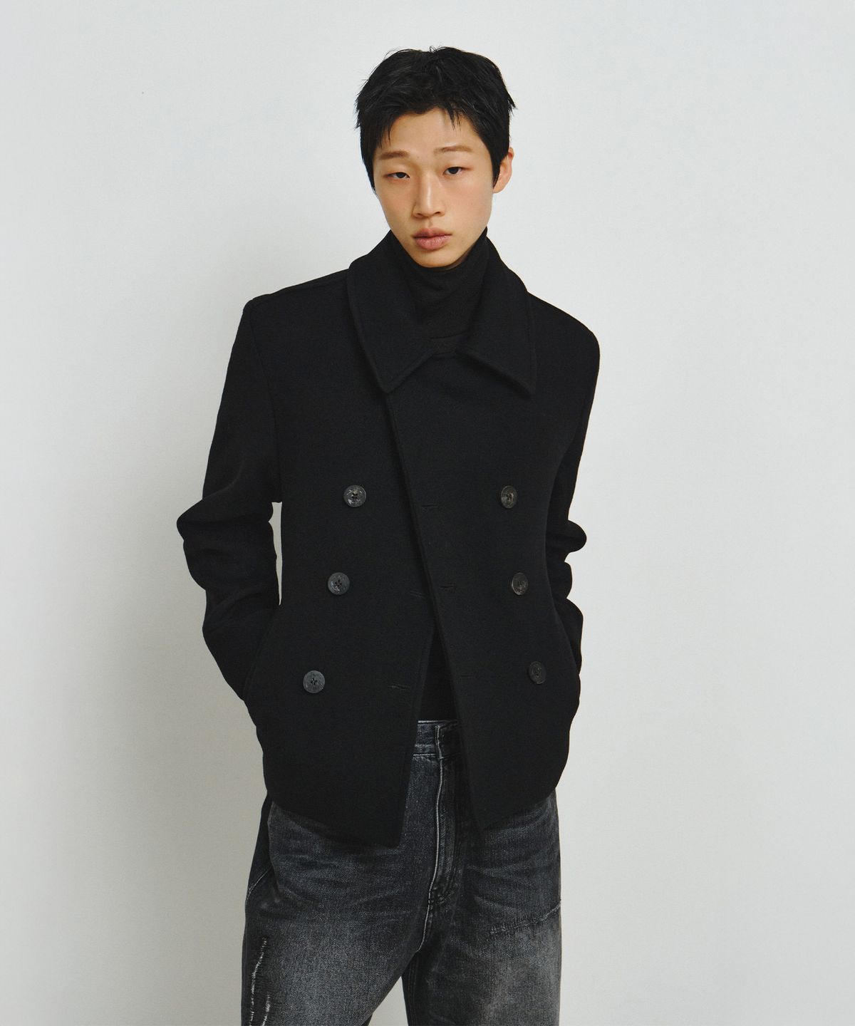 엔도어(ENDOOR) Harbor Short Peacoat (Black)