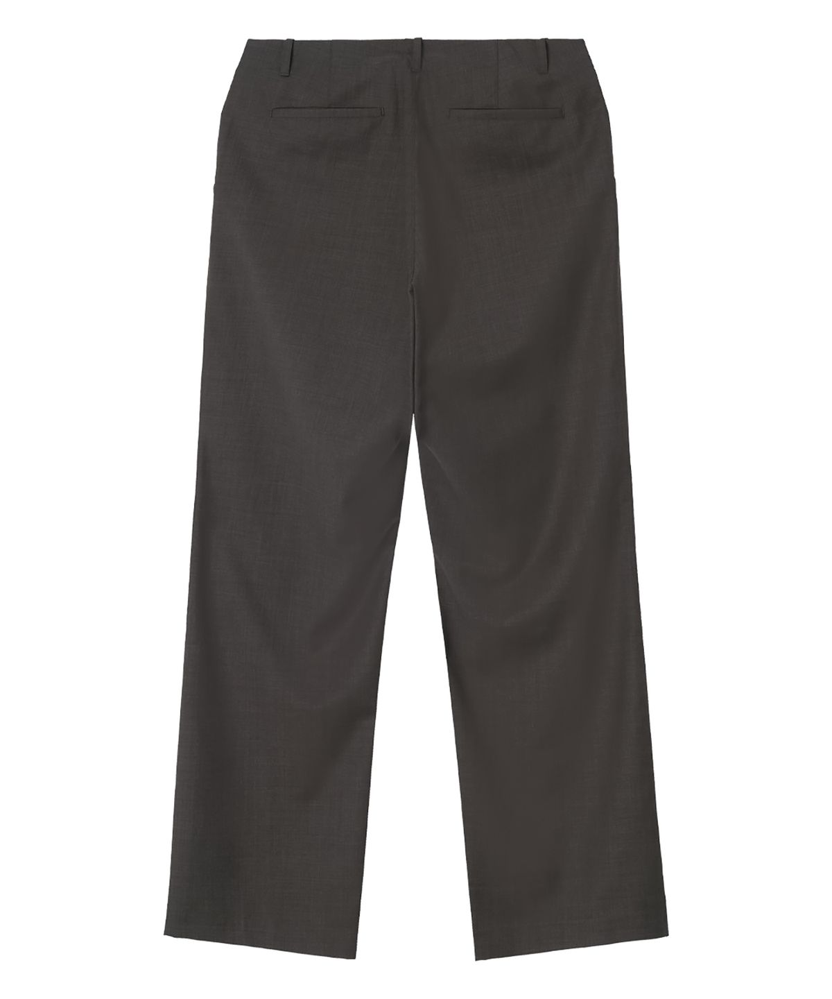 오아노(OANO) WOOL BLEND PANTS / CHARCOAL BROWN
