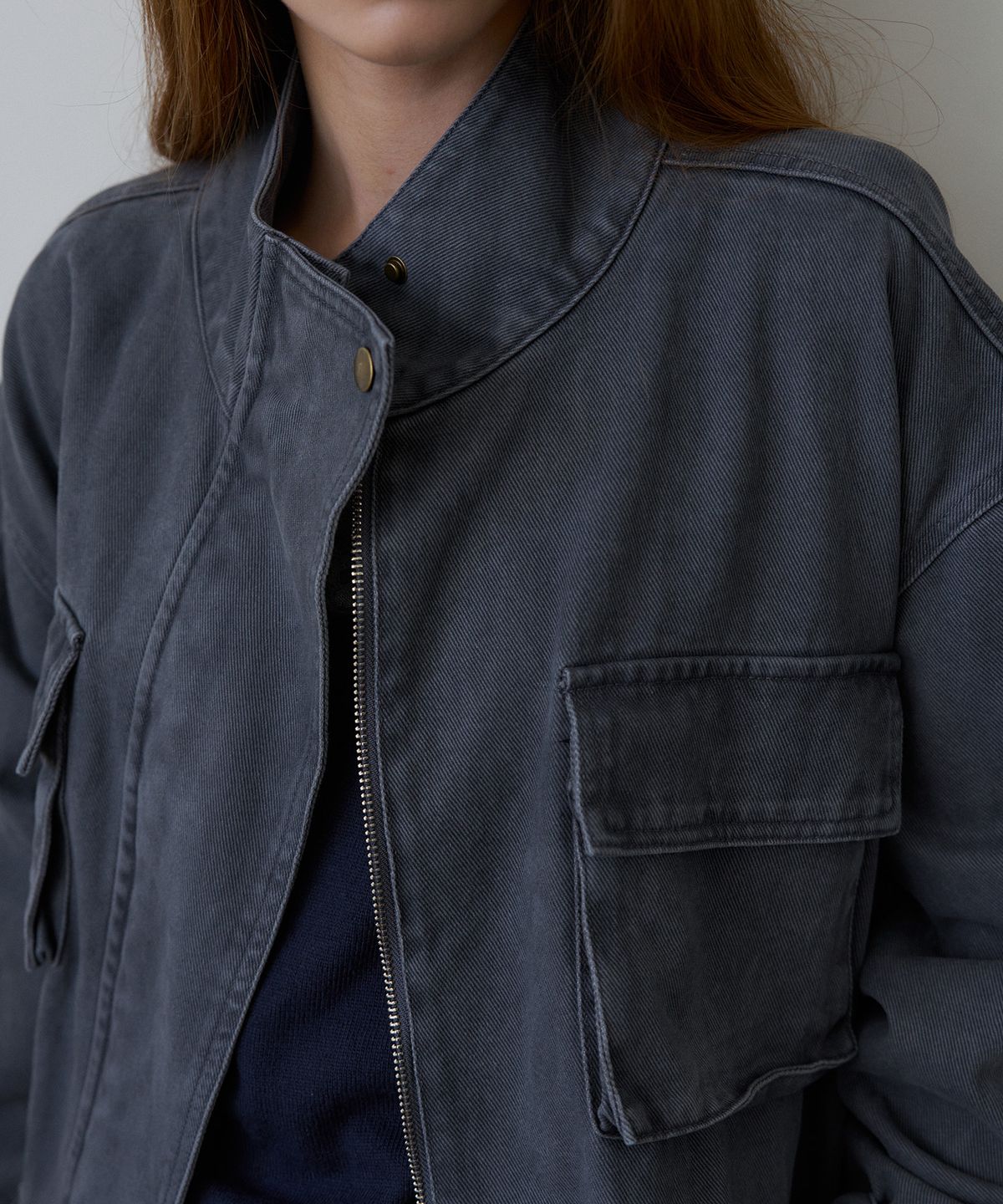 헤인트(HAINT) TARVE VINTAGE WASHED FIELD JACKET 2COL_GRAY