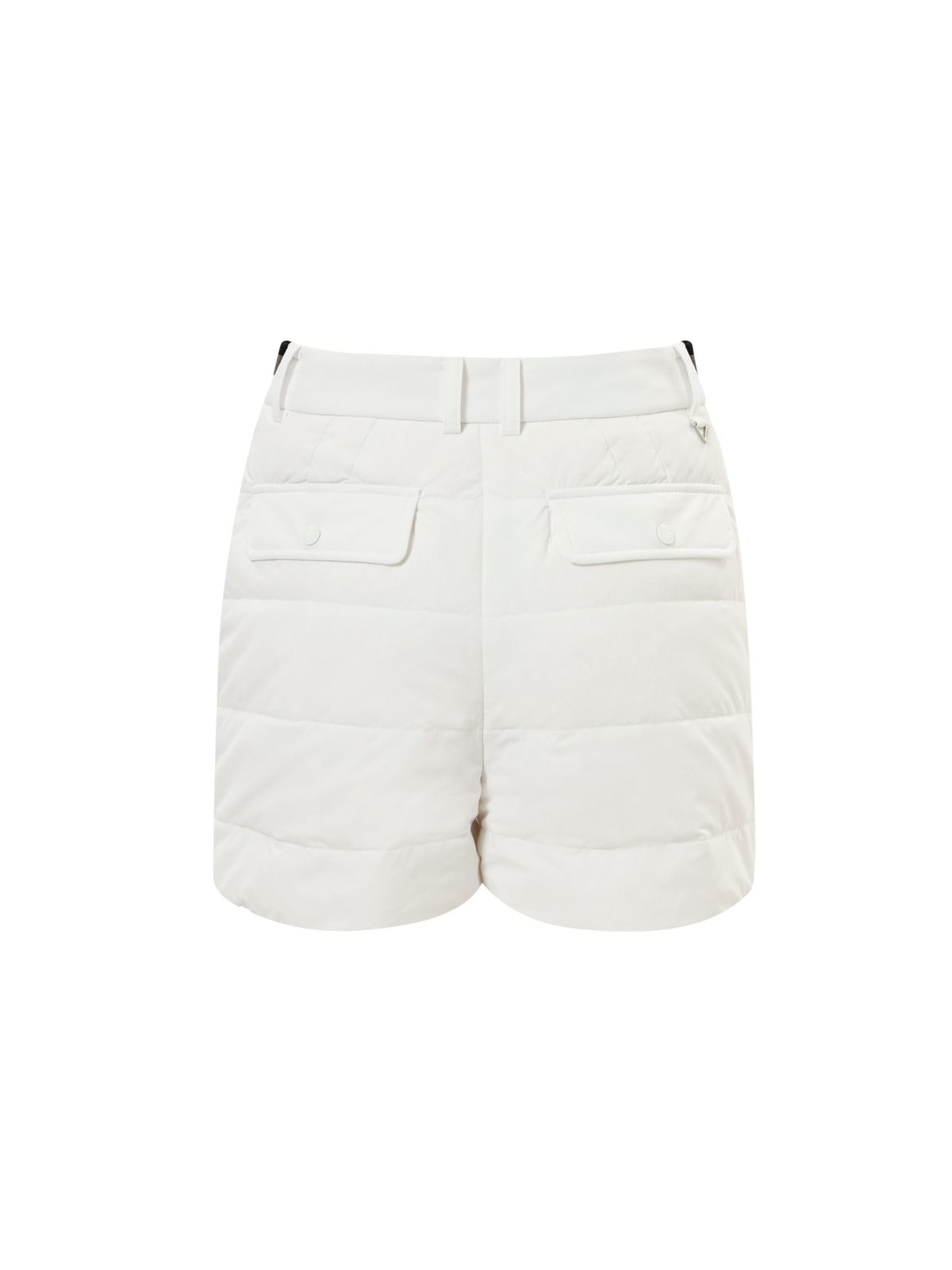 와이드앵글(WIDEANGLE) TO 플러피 다운 하프팬츠 L_Off White_WWW26311W3