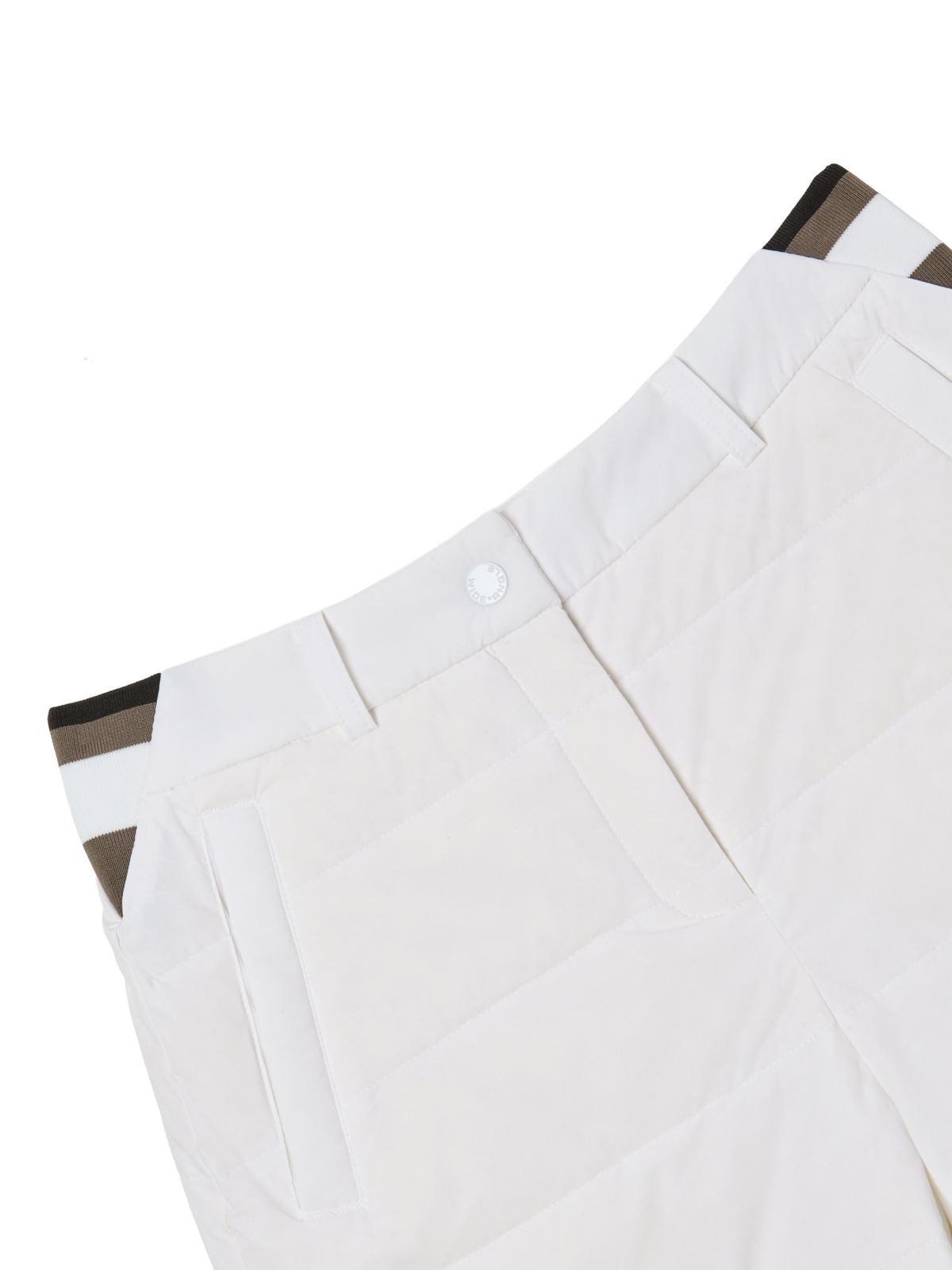 와이드앵글(WIDEANGLE) TO 플러피 다운 하프팬츠 L_Off White_WWW26311W3