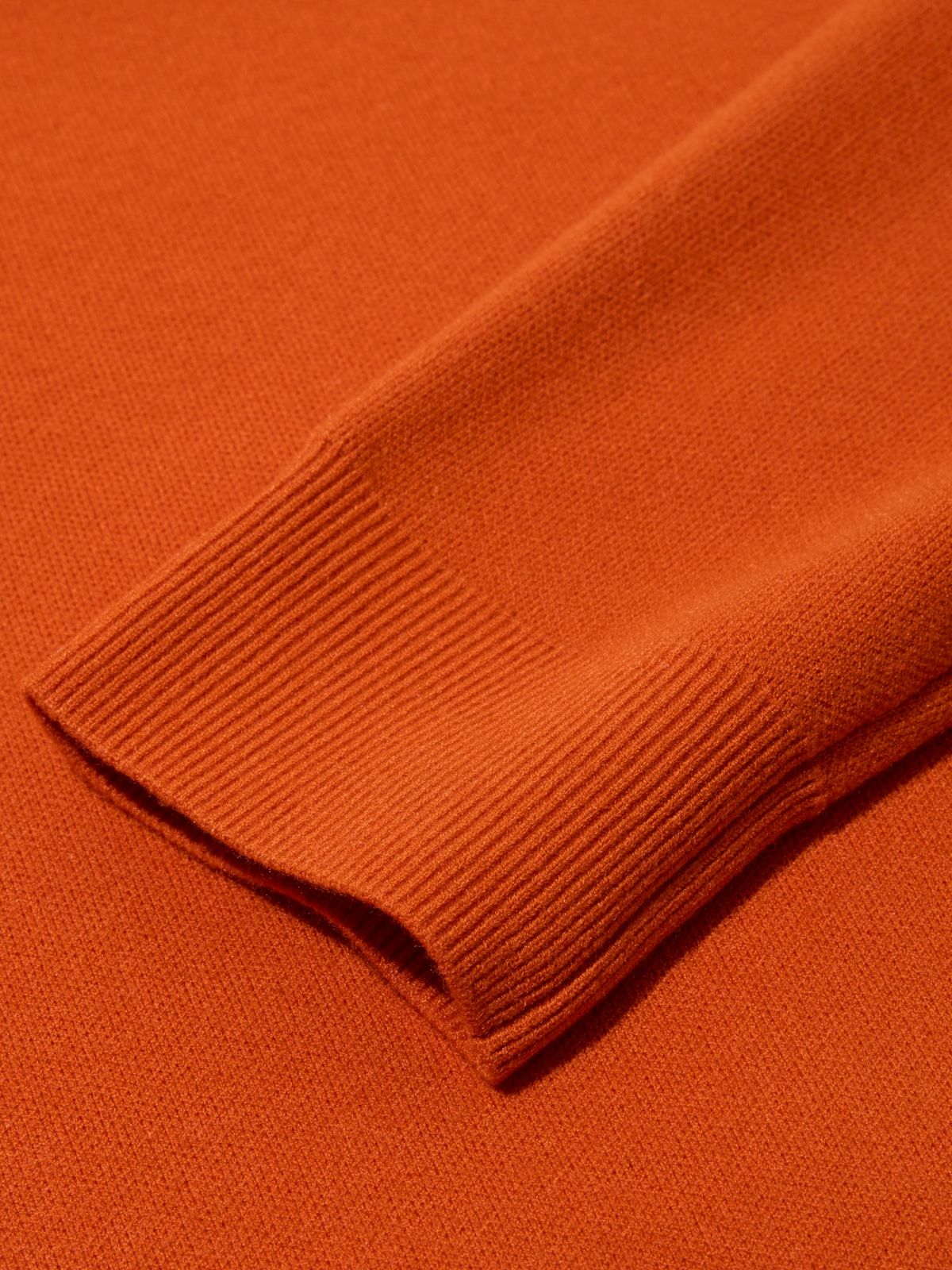 와이드앵글(WIDEANGLE) CO 혼디어 소매 포인트 라운드 스웨터 M_Burnt Orange_WMW26K51O5